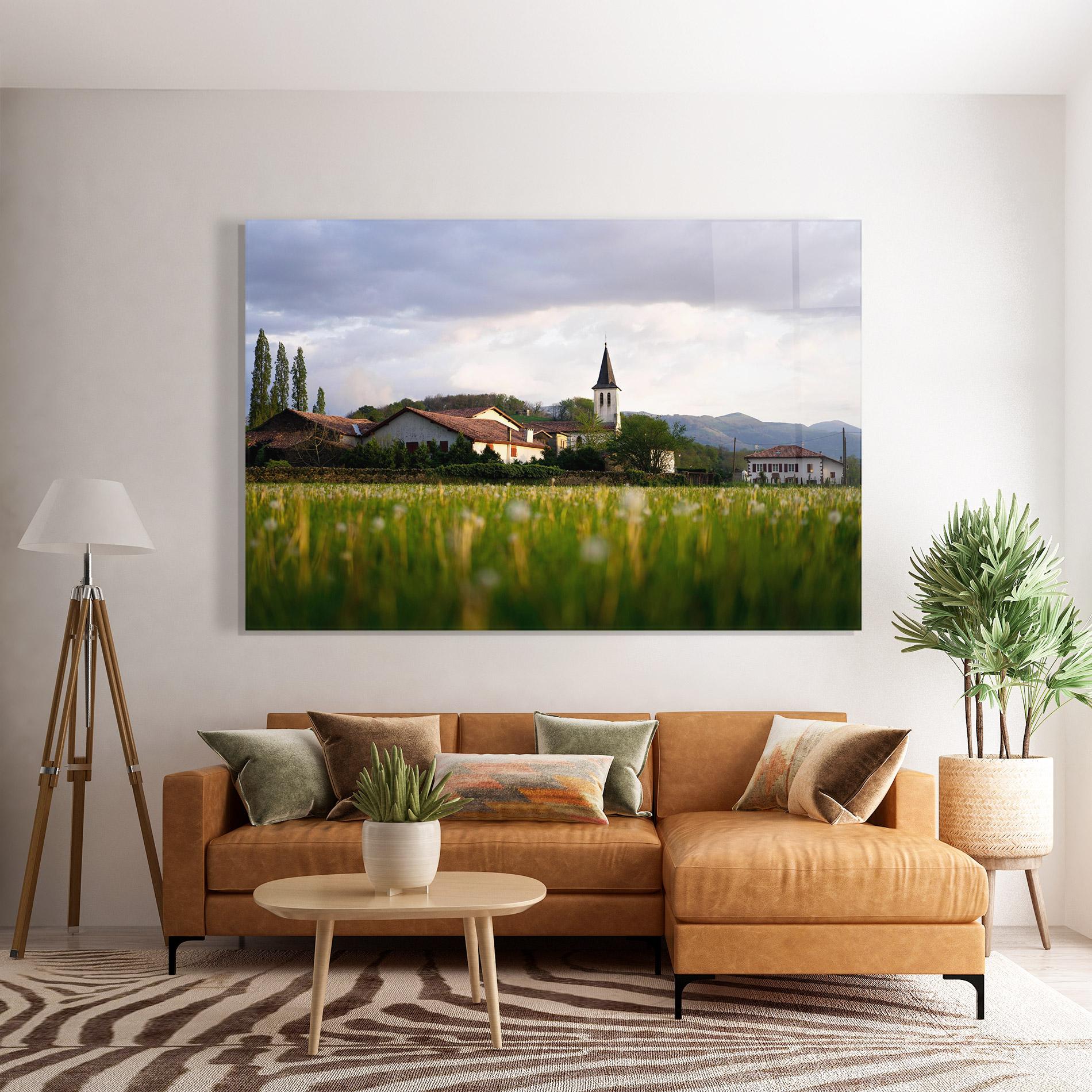 Tablou Sticla Land Church mockup 7