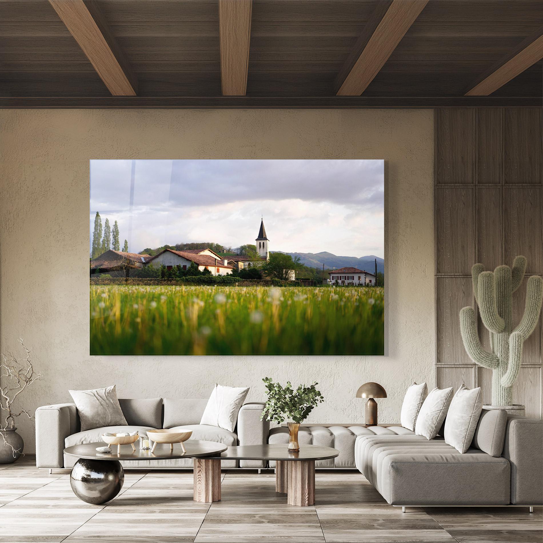 Tablou Sticla Land Church mockup 8