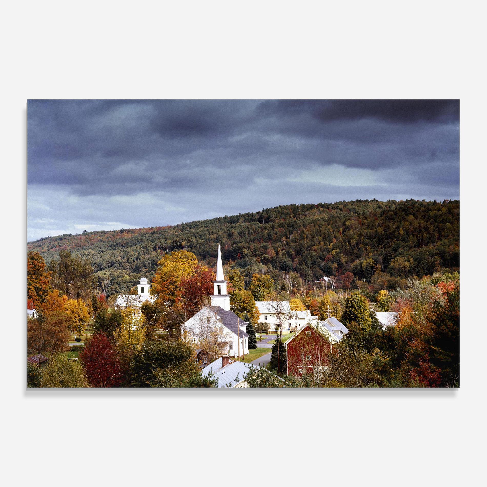 Tablou Sticla Autumn Trees mockup 0