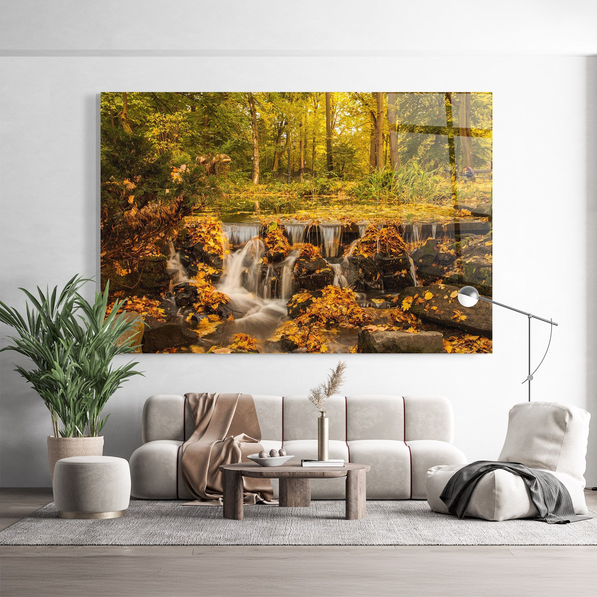 Autumn Waterfall mockup 9