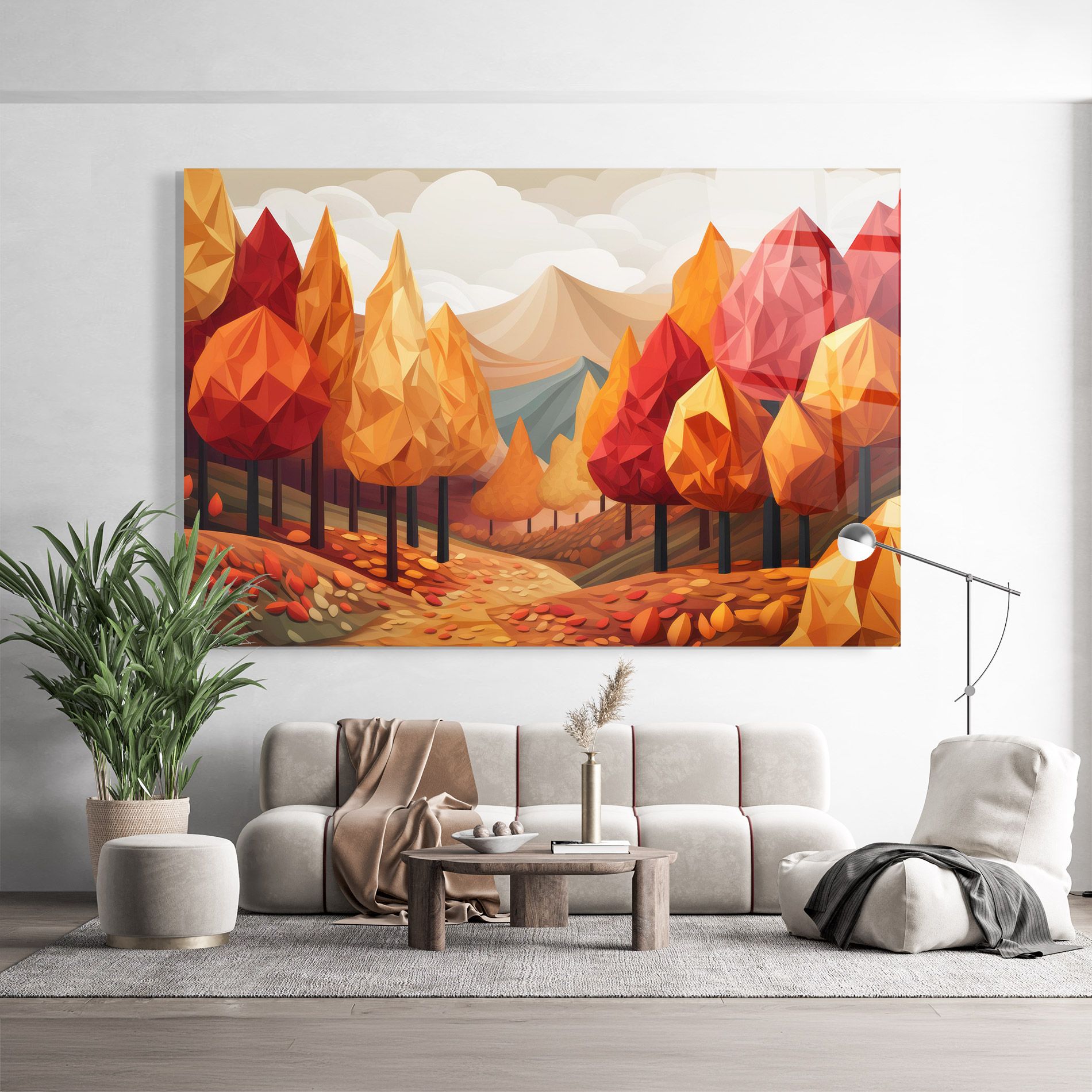 Colorful Trees Art mockup 9