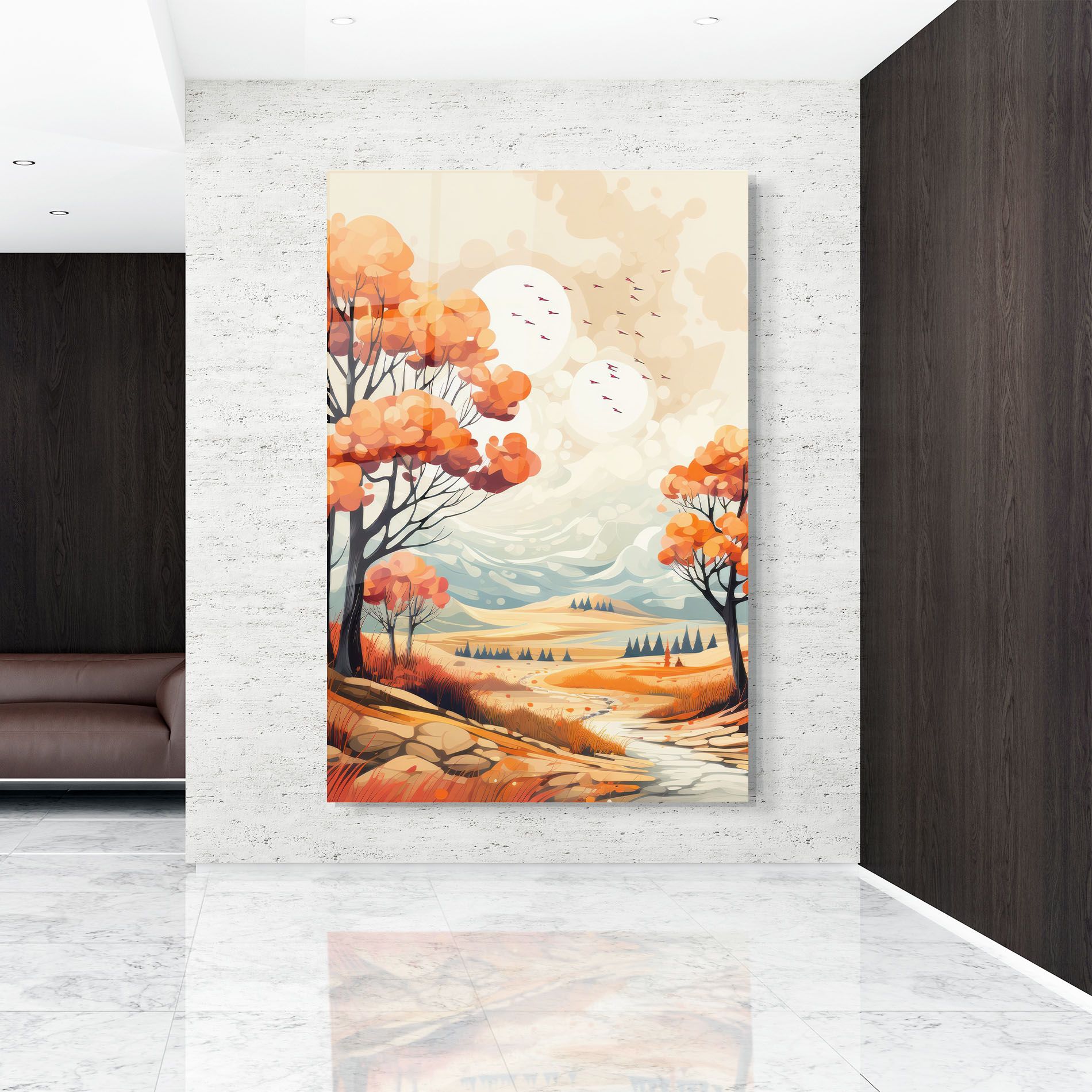 Autumn Tree Painting mockup 9