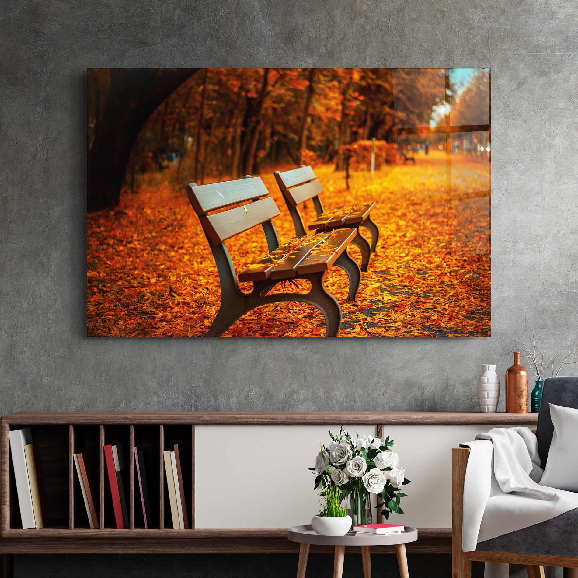 Autumn Bench View mockup 2