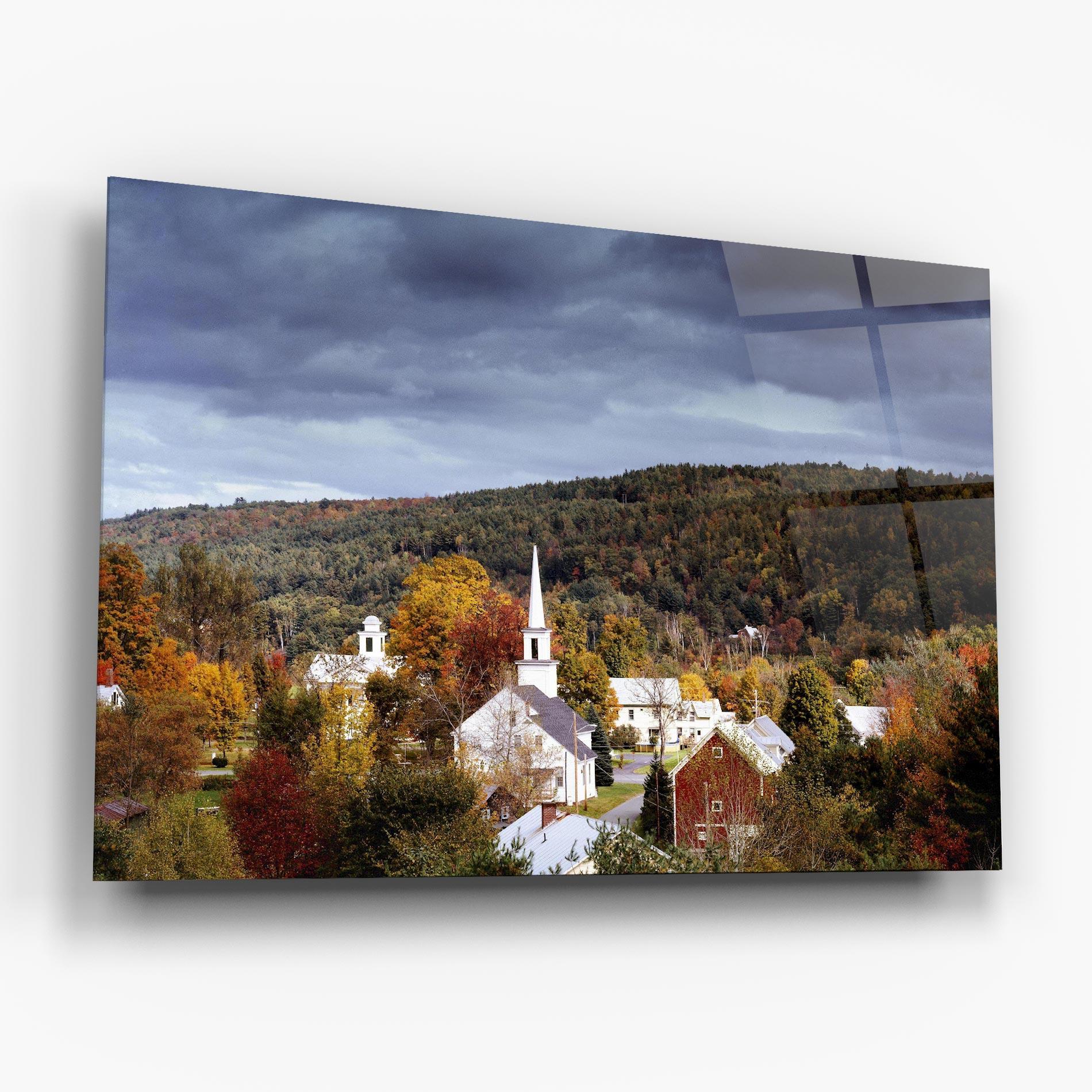 Tablou Sticla Autumn Trees mockup 6