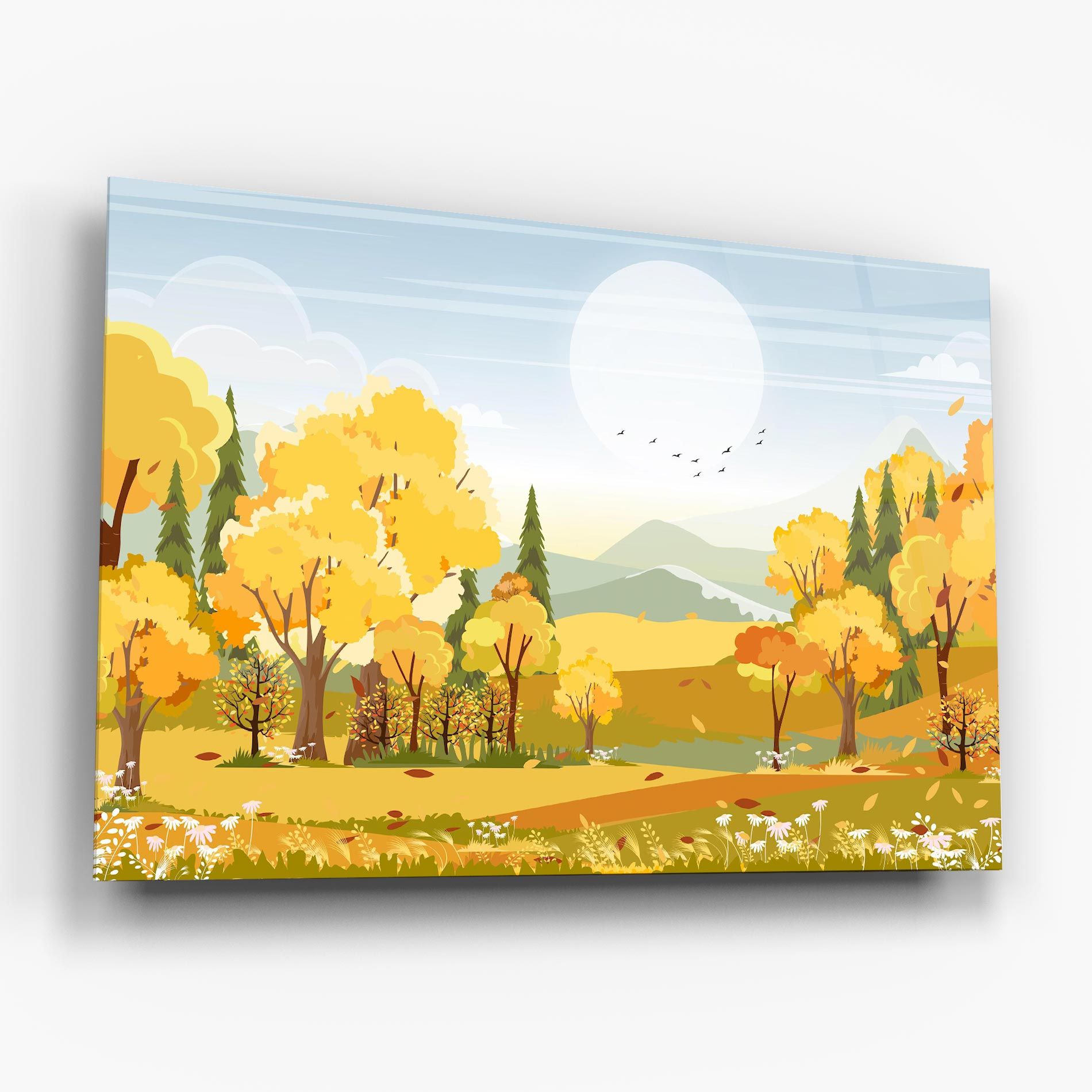 Autumn Yellow View mockup 6