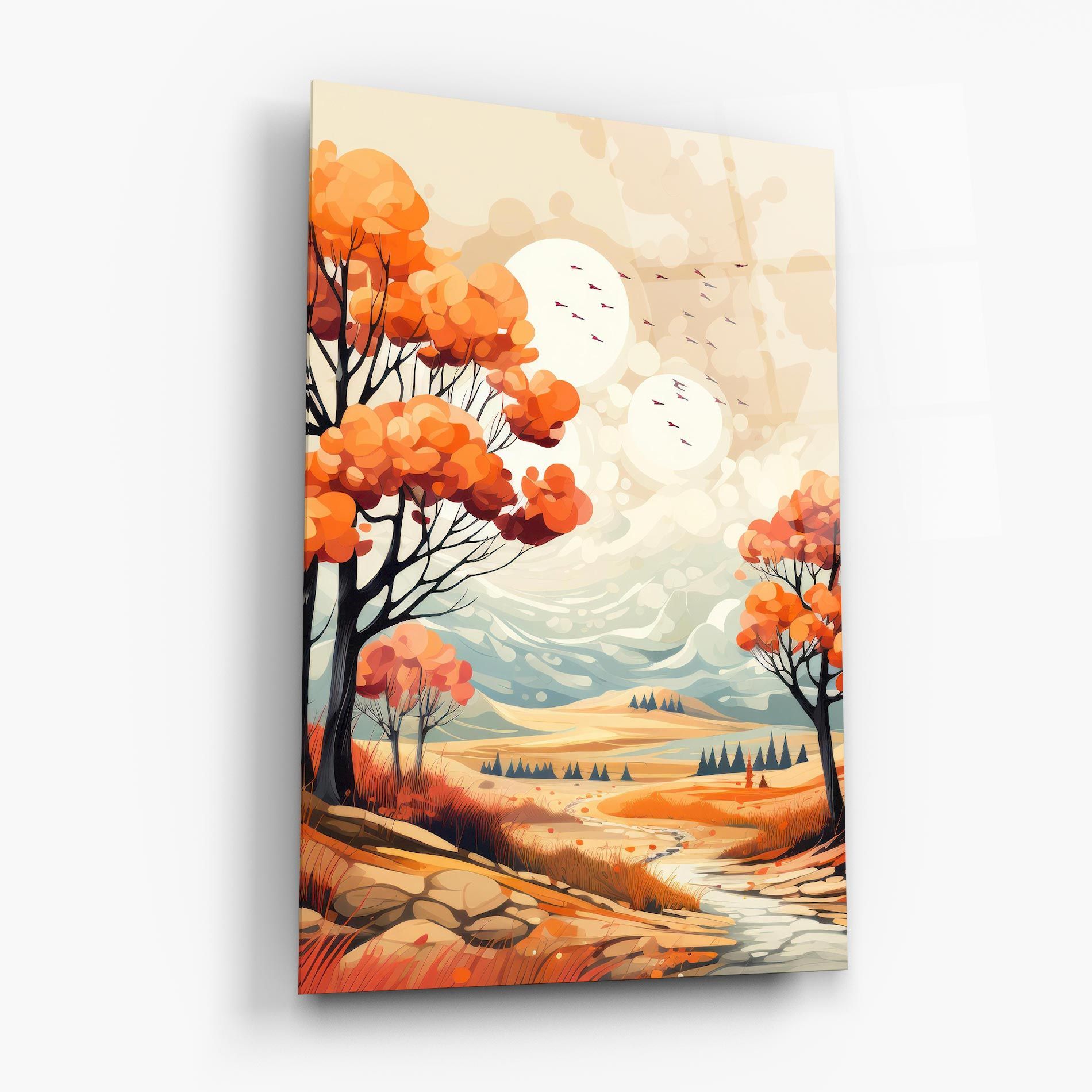 Autumn Tree Painting mockup 6