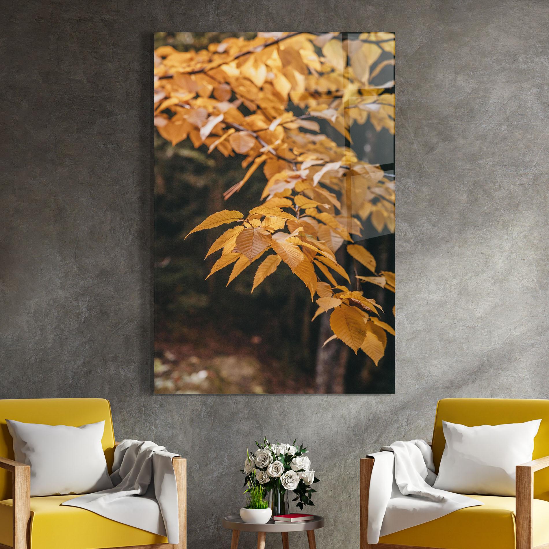 Tablou Sticla Autumn Nature mockup 4