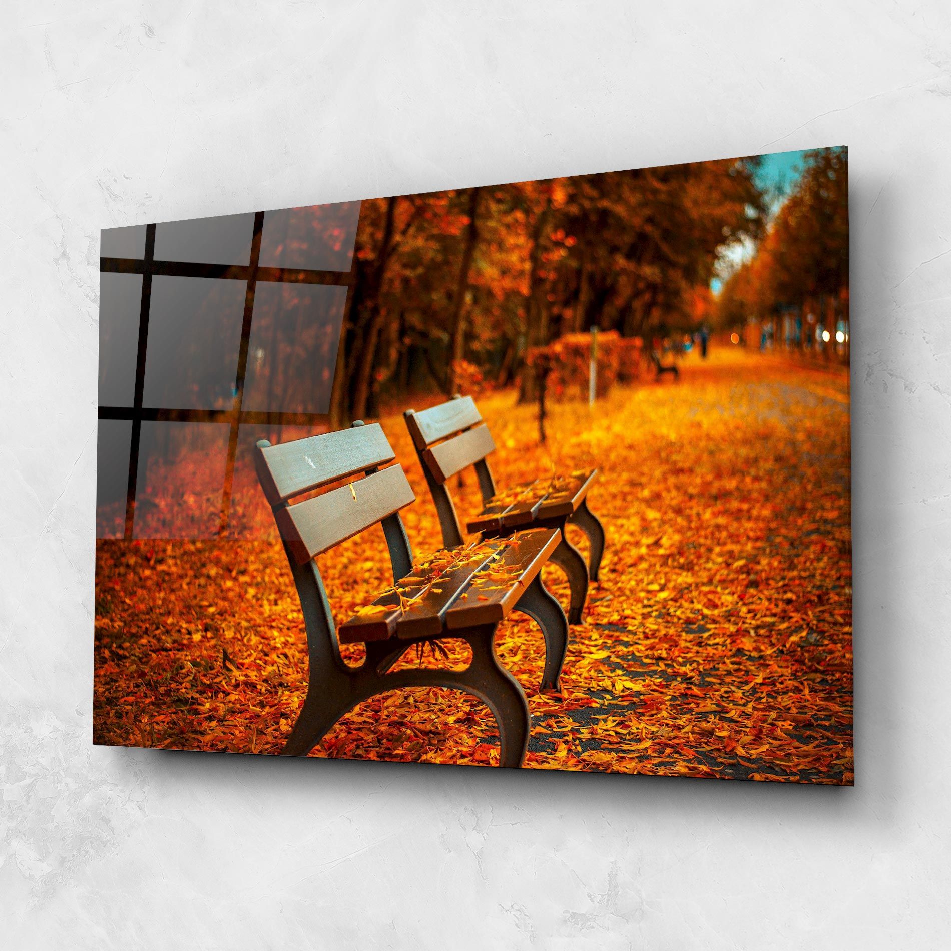 Autumn Bench View mockup 1