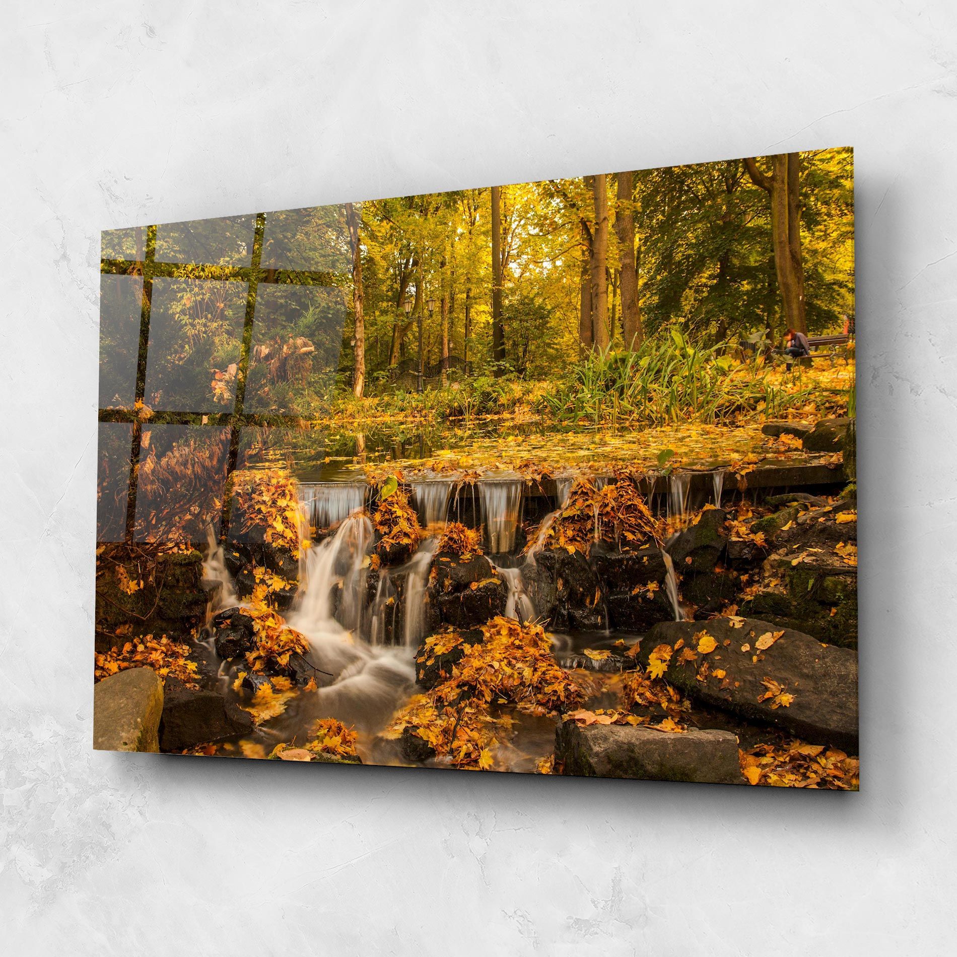 Autumn Waterfall mockup 1