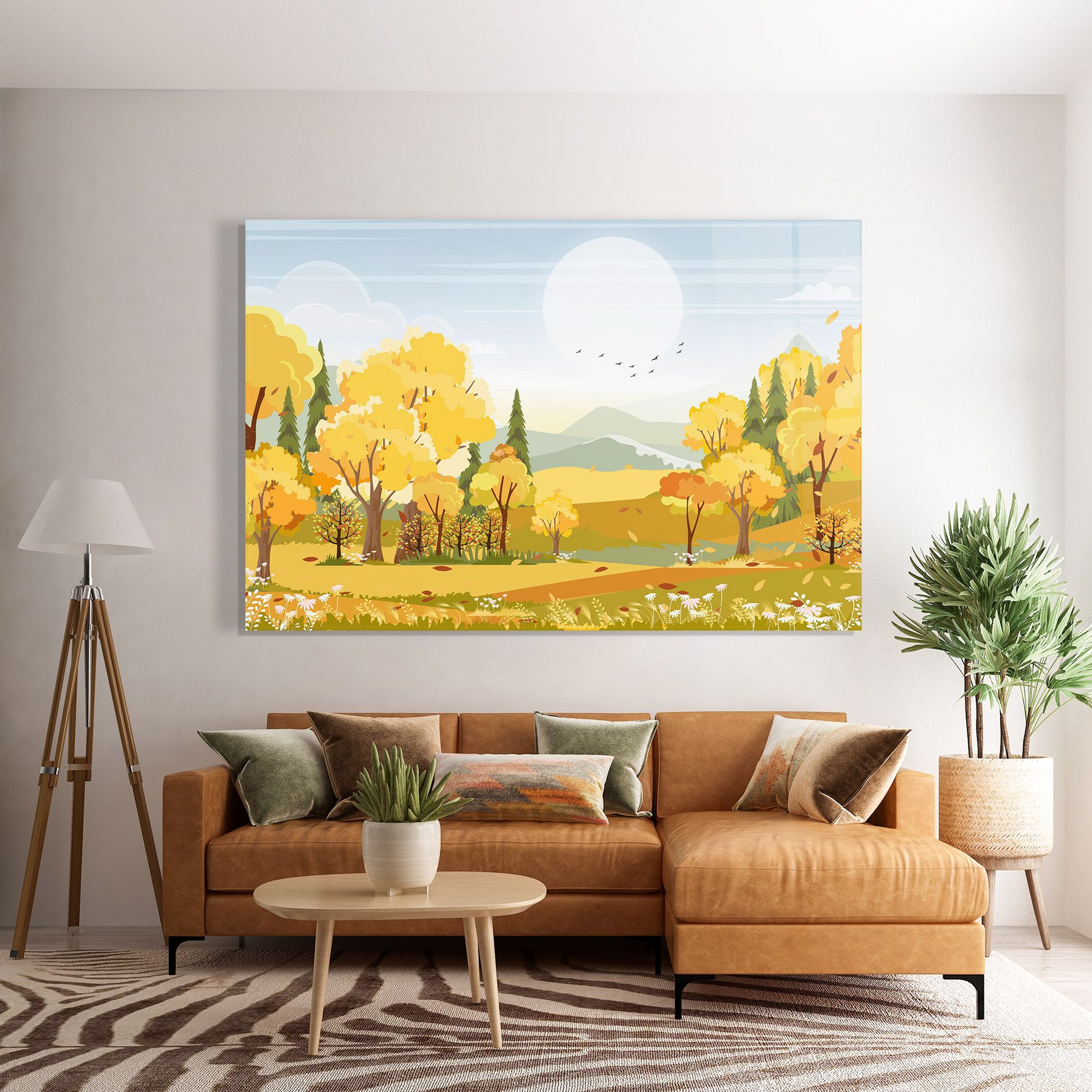 Autumn Yellow View mockup 7