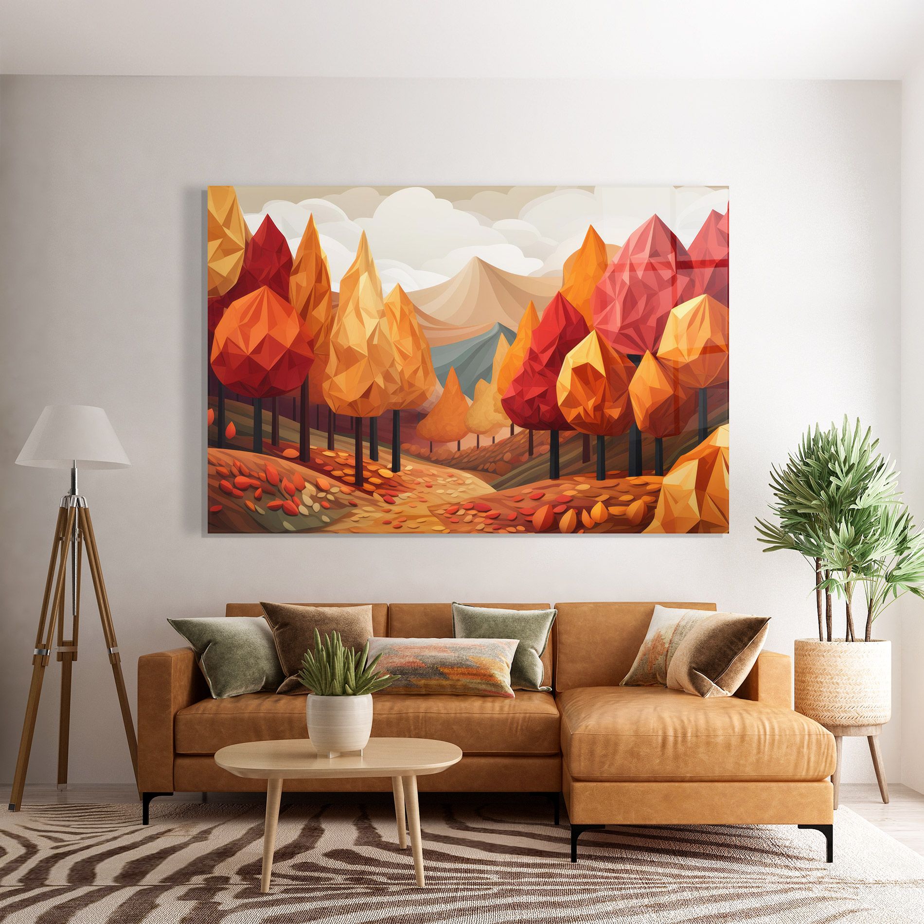 Colorful Trees Art mockup 7