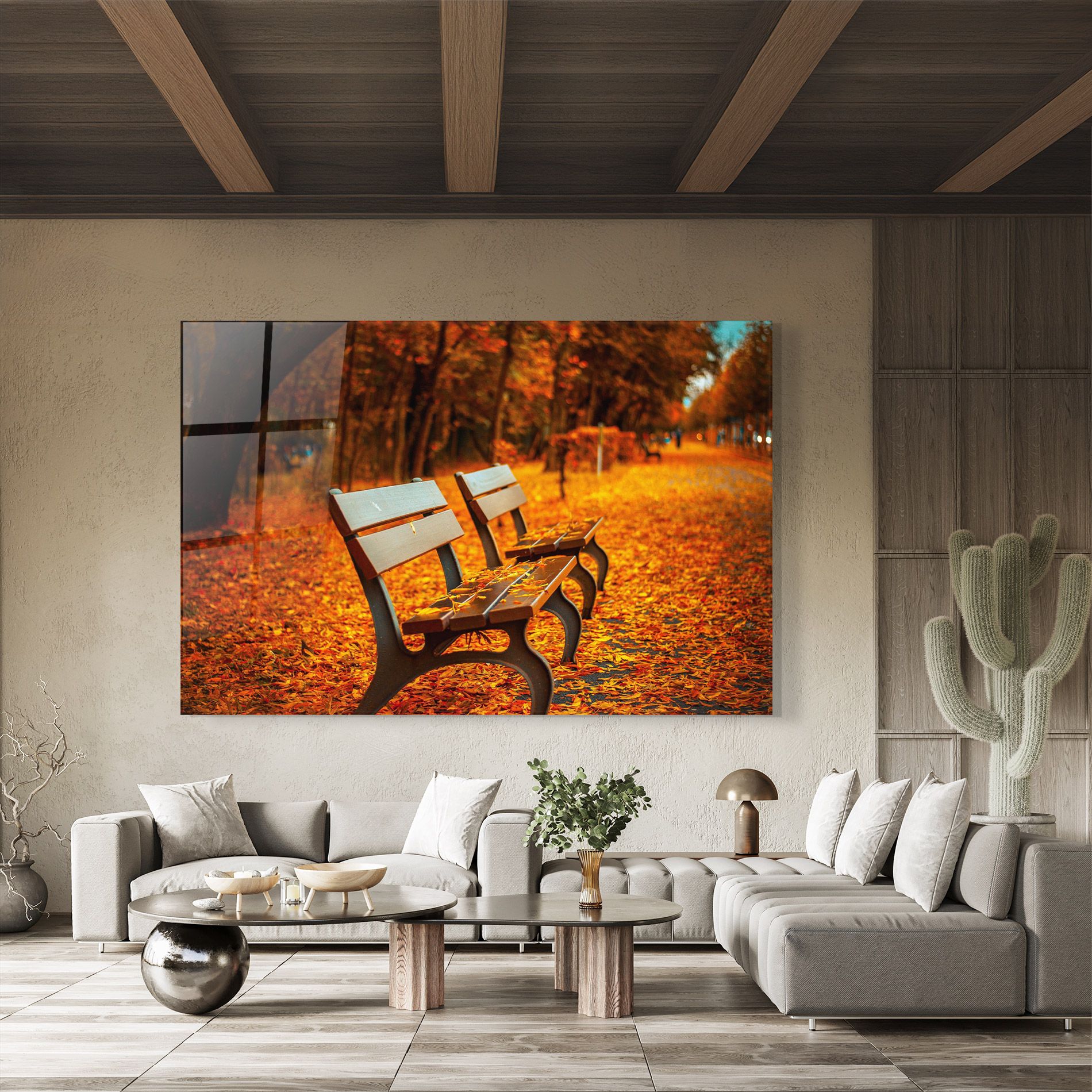 Autumn Bench View mockup 8