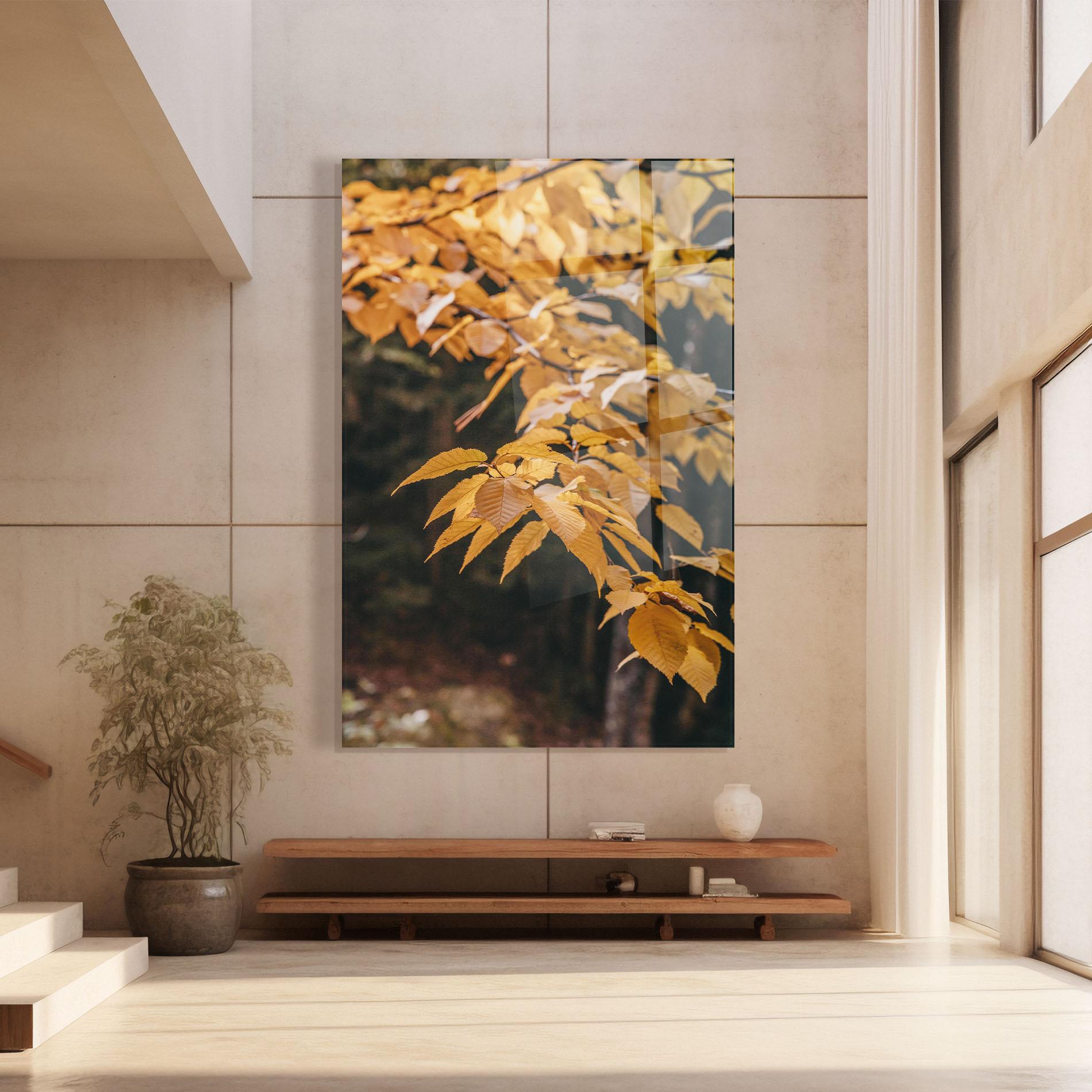 Tablou Sticla Autumn Nature mockup 8