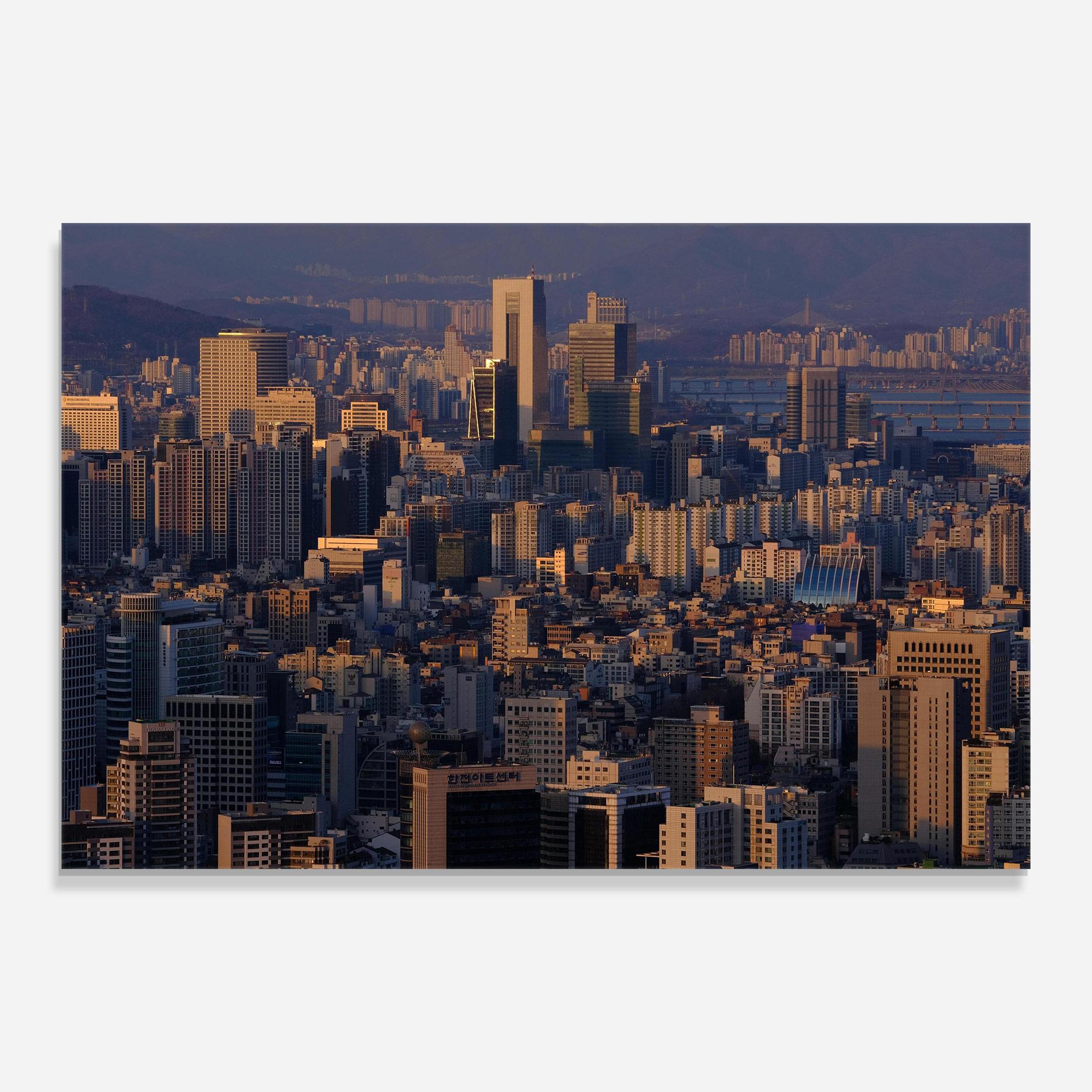 Tablou Sticla Big City mockup 0