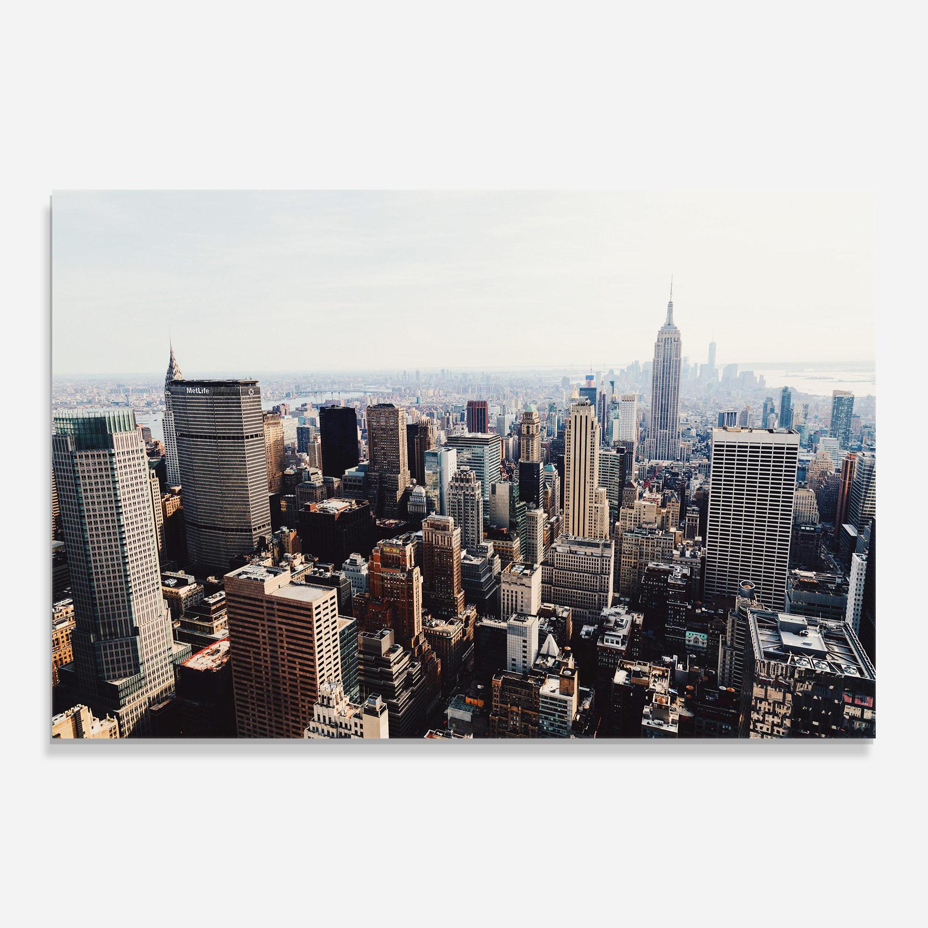 Tablou Sticla Building Mix View mockup 0