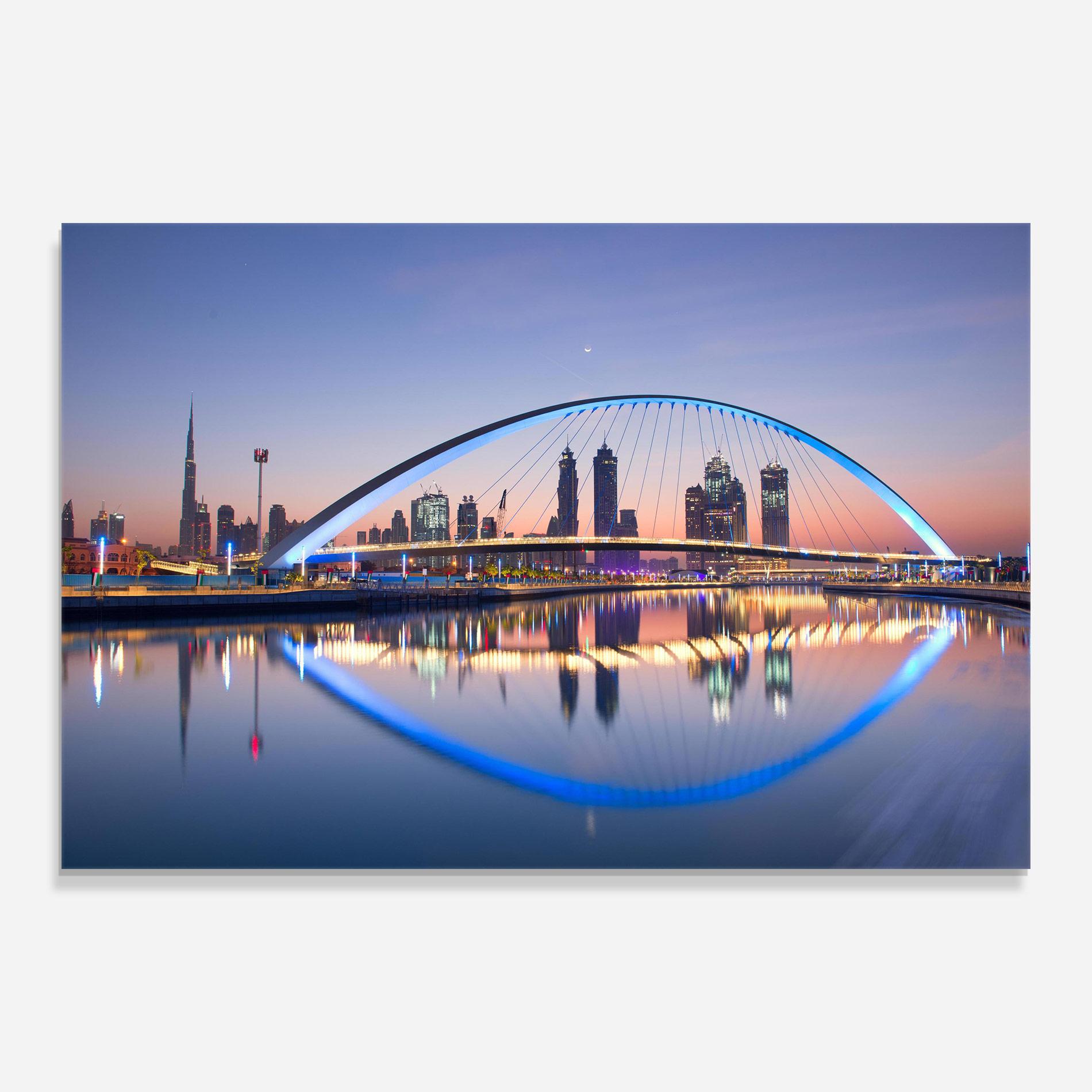 Tablou Sticla Dubai View mockup 0