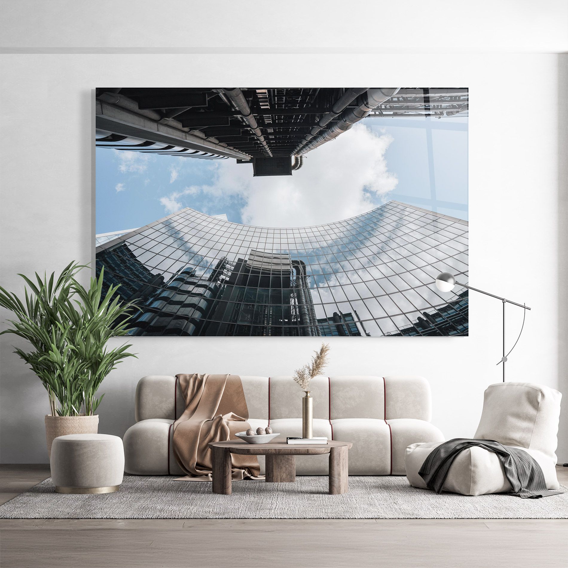 Cloud Big Building mockup 9