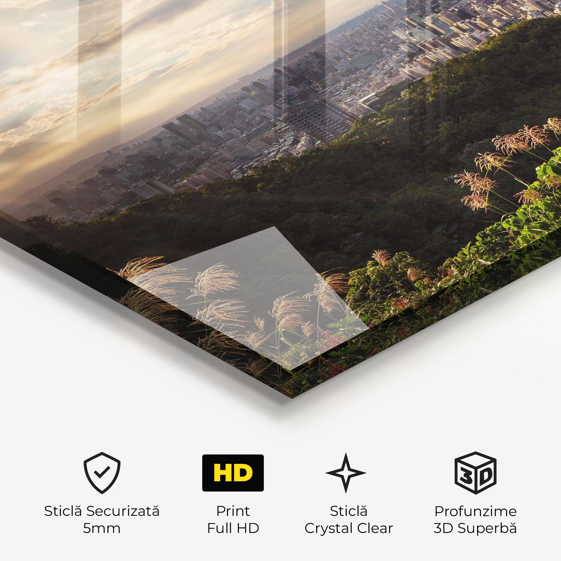 Tablou Sticla Big Building Daylight mockup 3