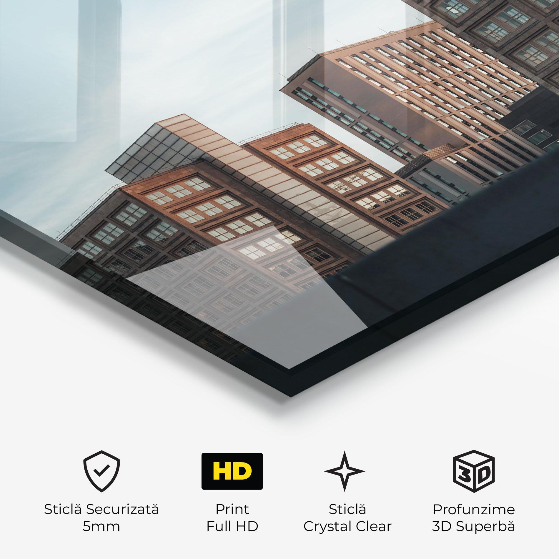 Tablou Sticla Daylight Building mockup 3