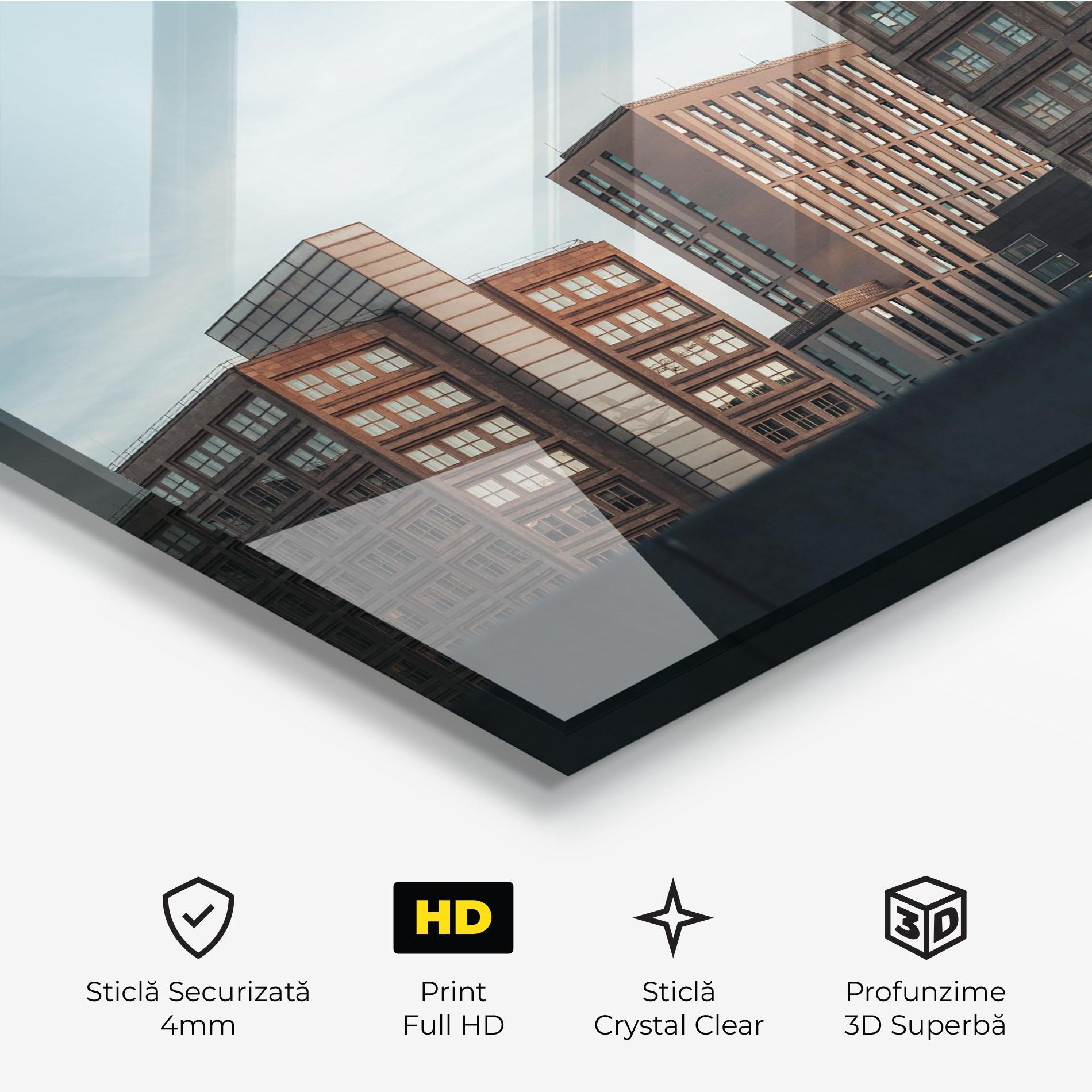 Tablou Sticla Daylight Building mockup 3