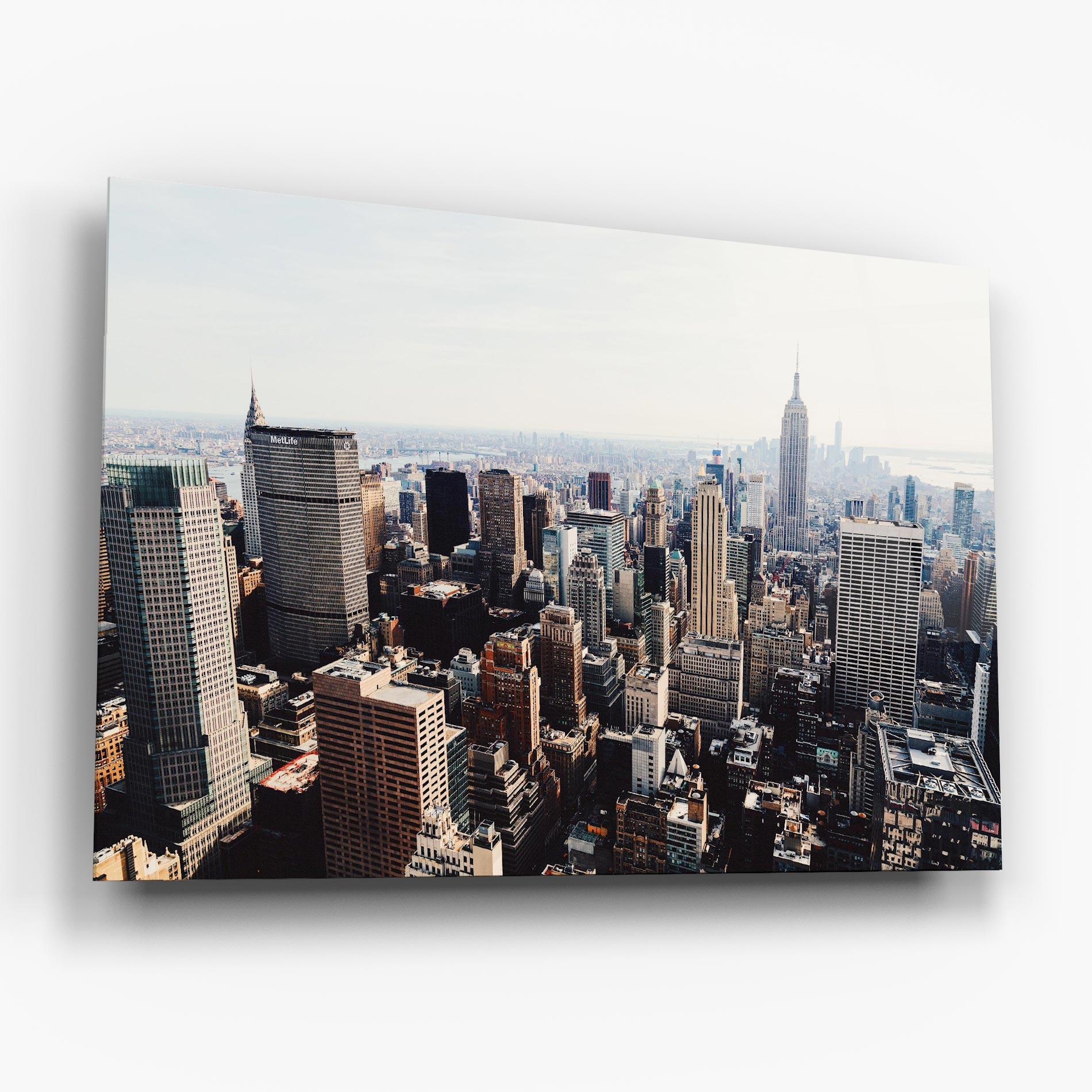 Tablou Sticla Building Mix View mockup 6