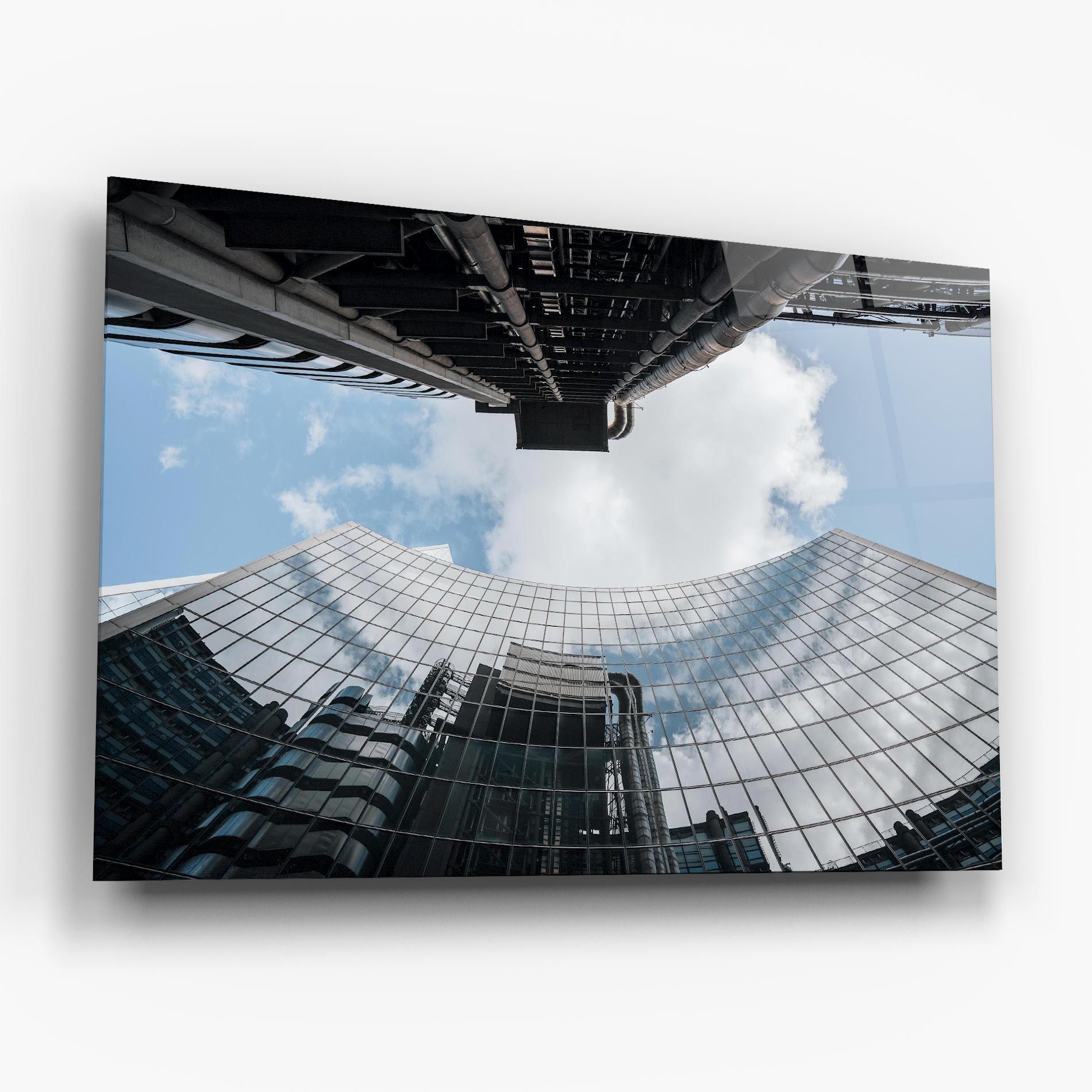 Cloud Big Building mockup 6