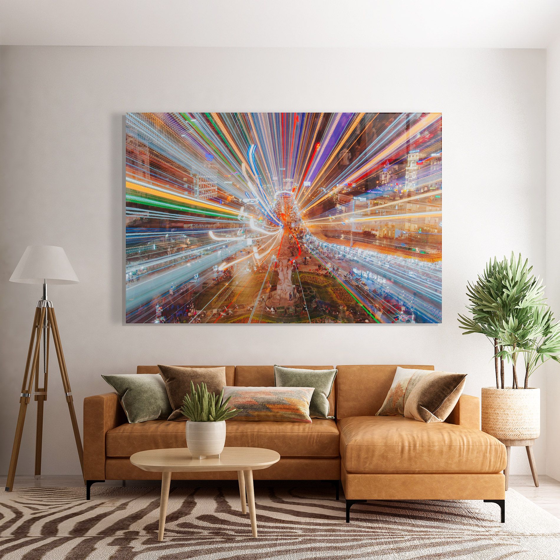 Colorful Light City mockup 7