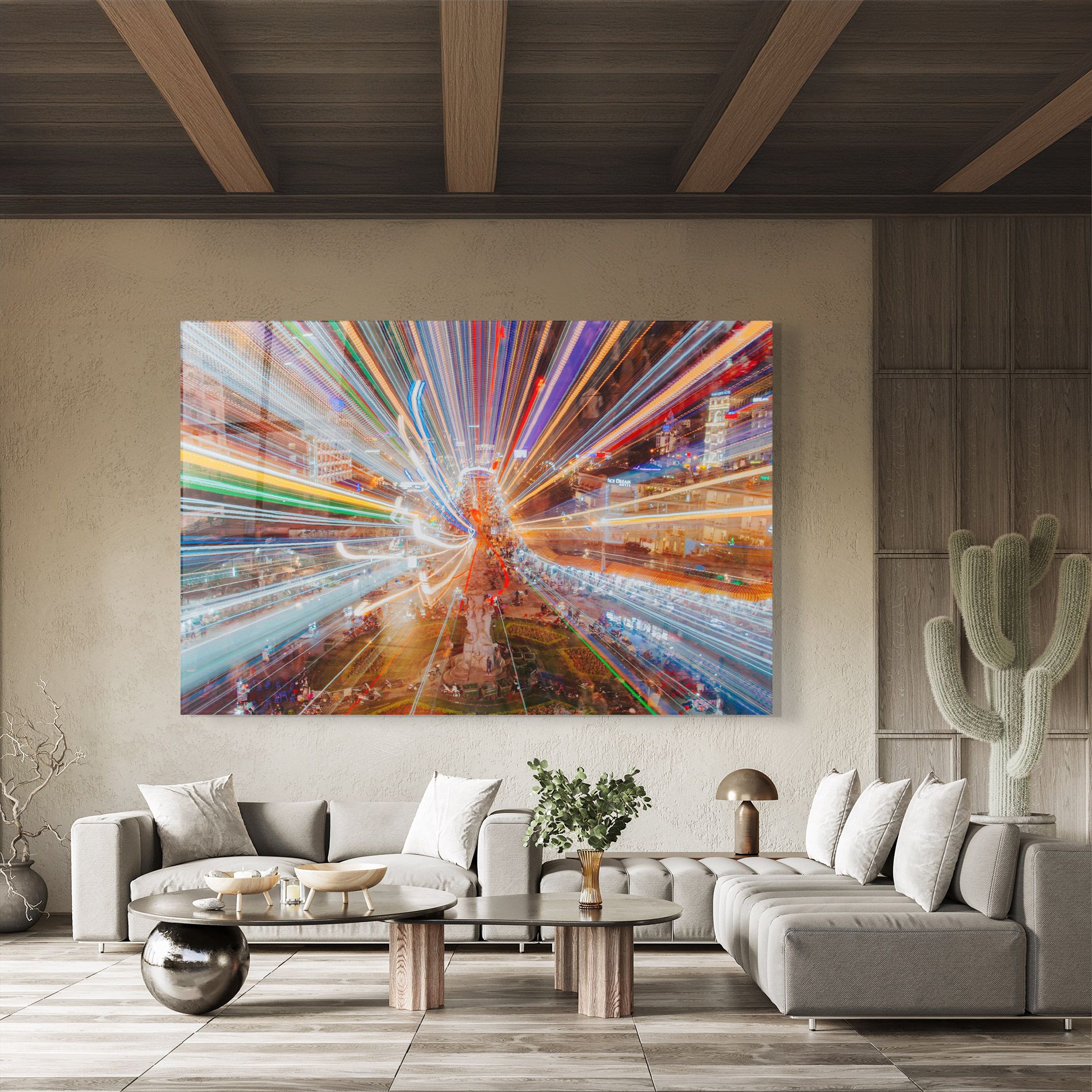 Colorful Light City mockup 8