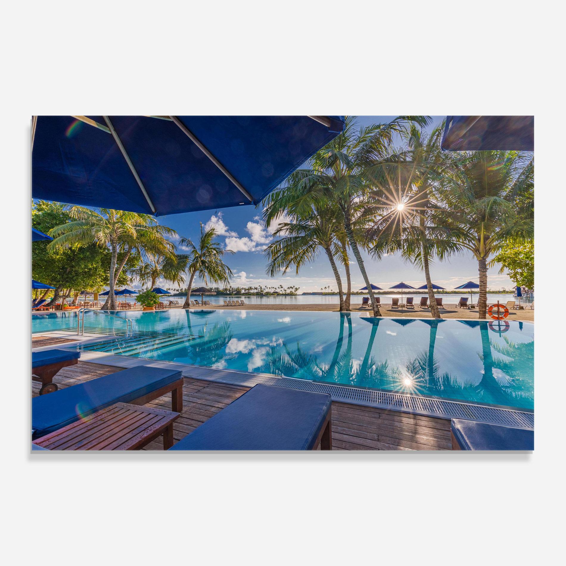 Tablou Sticla Fantastic Summer Mood mockup 0