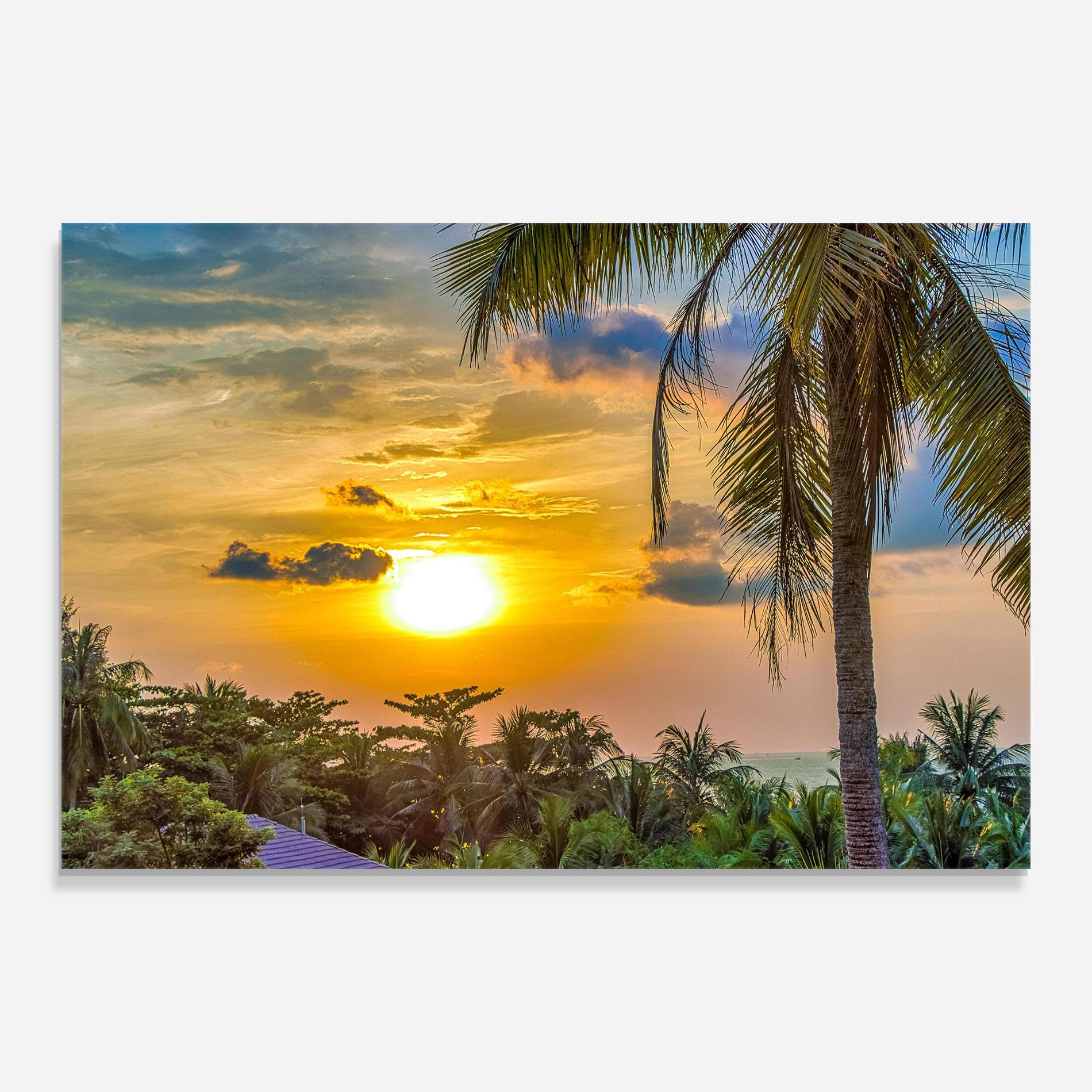 Tablou Sticla Summer View mockup 0