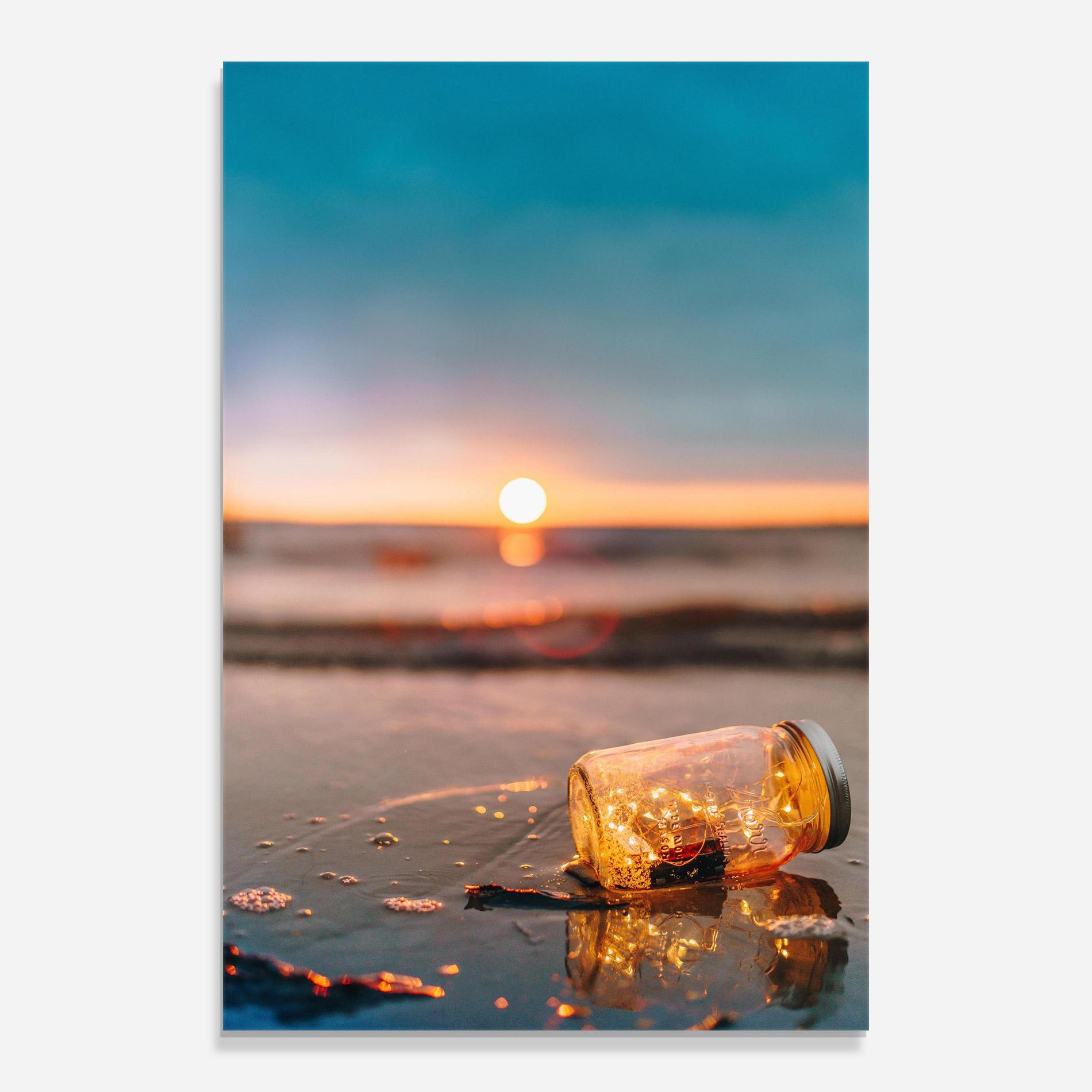 Tablou Sticla Jar With Lights mockup 0