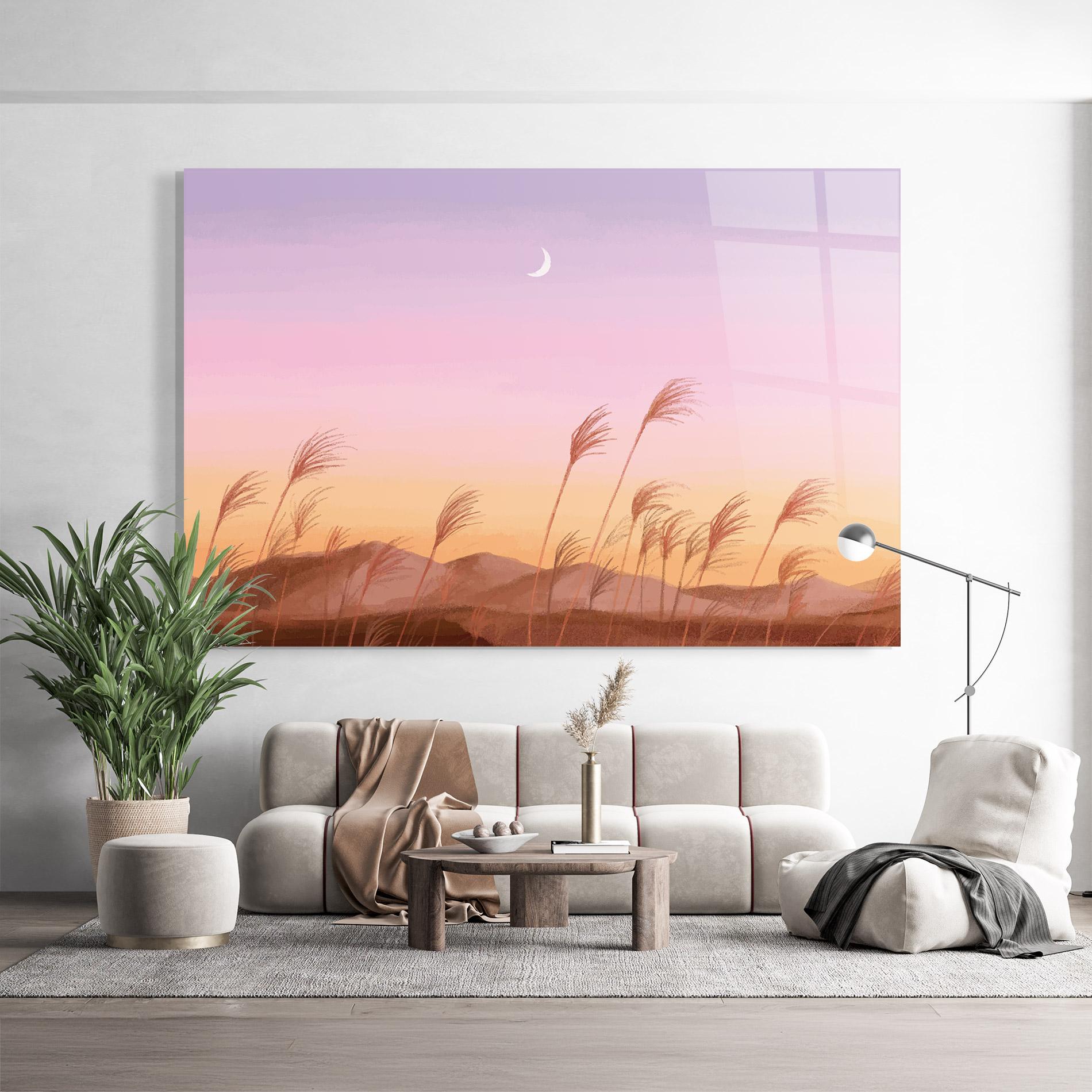 Tablou Sticla Small Moon mockup 9