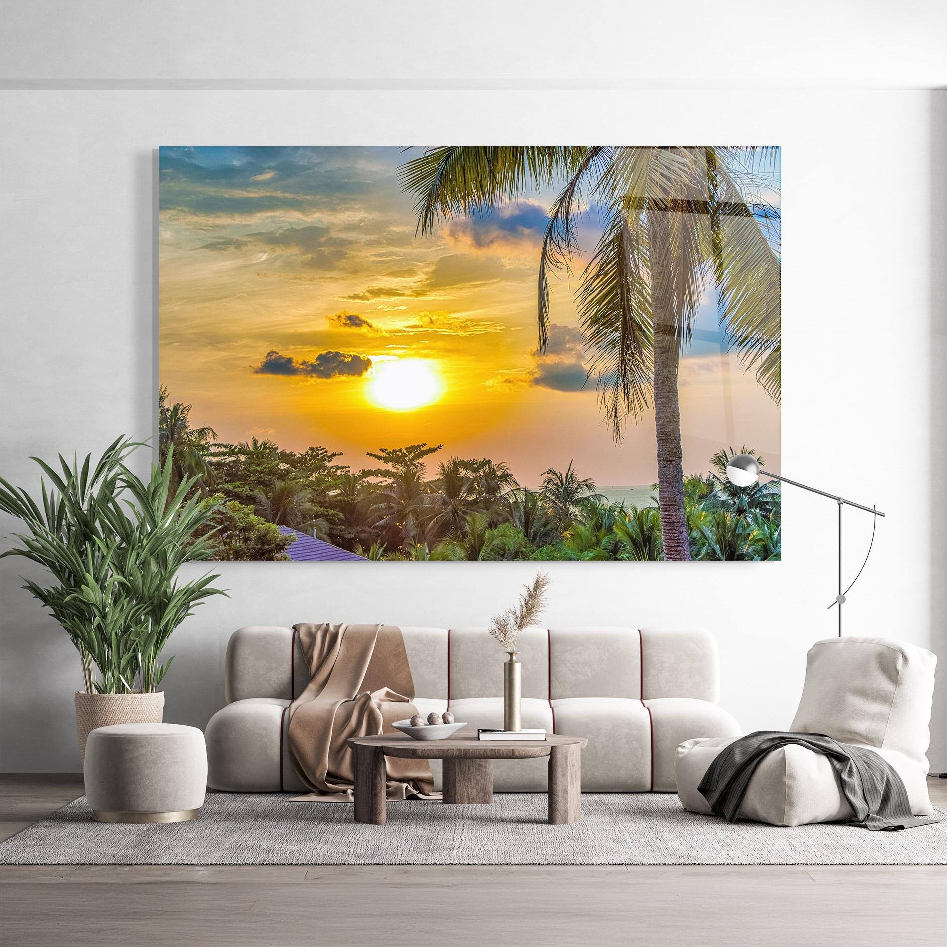 Tablou Sticla Summer View mockup 9