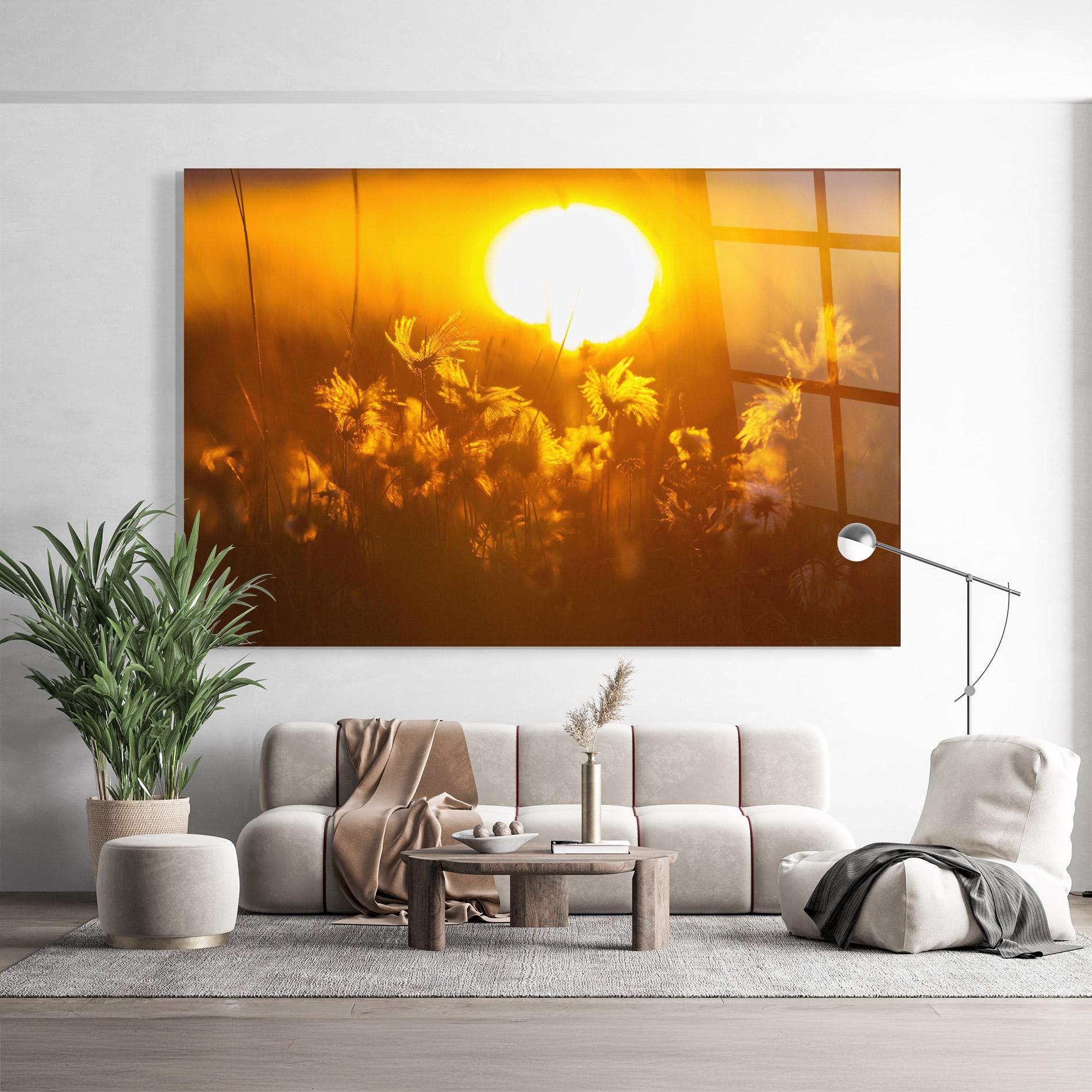 Tablou Sticla Wildflowers mockup 9