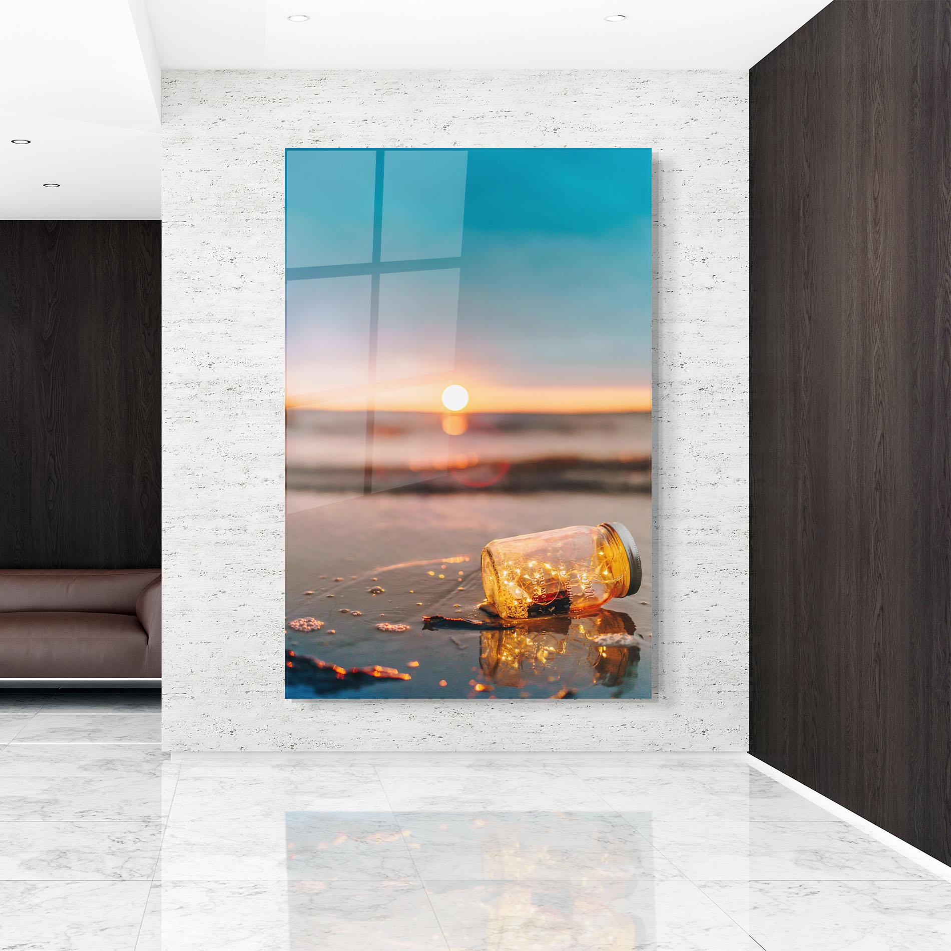 Tablou Sticla Jar With Lights mockup 9