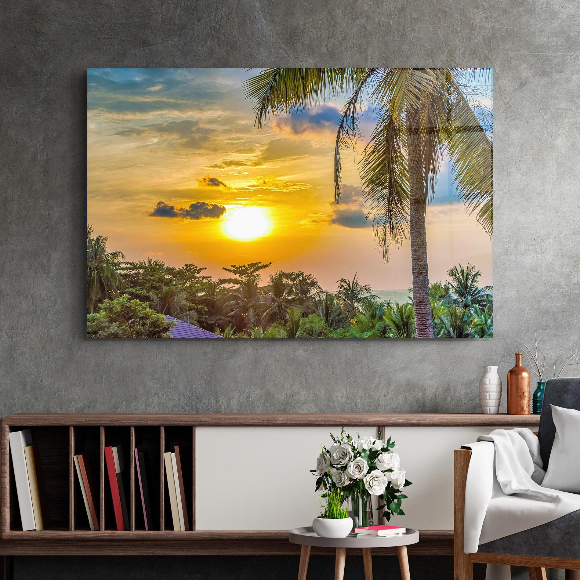 Tablou Sticla Summer View mockup 2