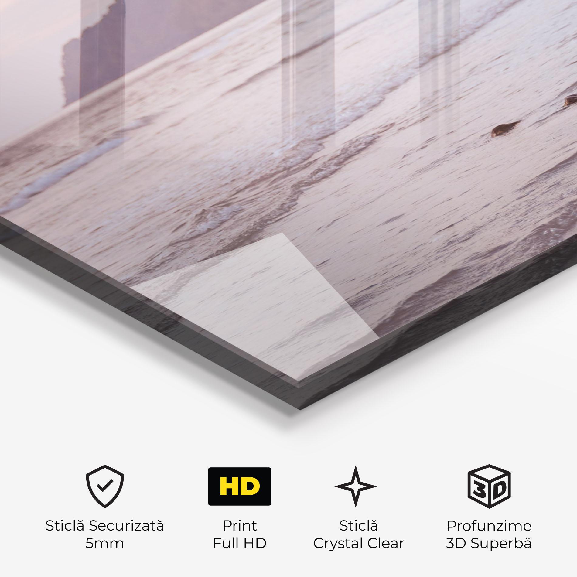 Tablou Sticla Beach Traveler mockup 3