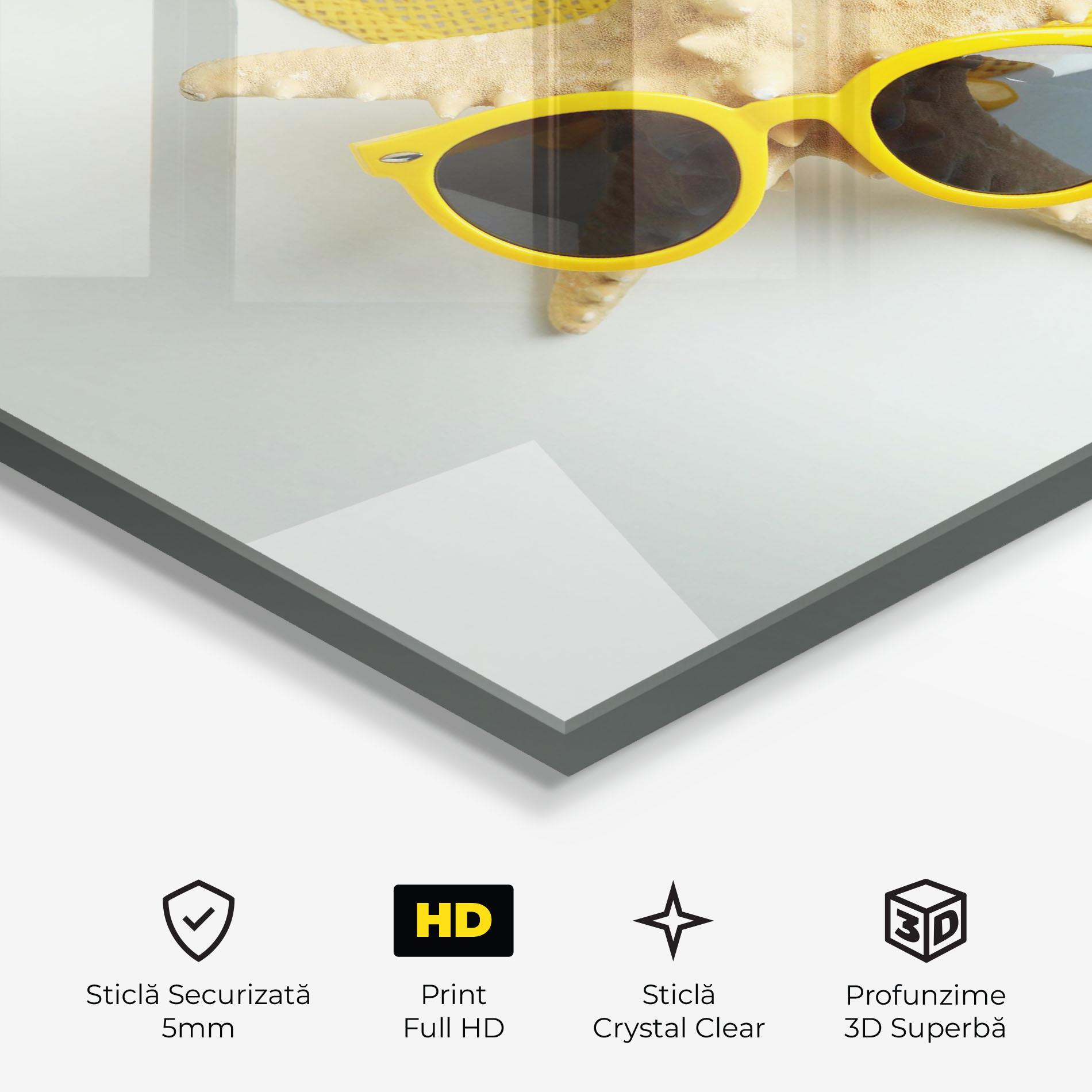 Tablou Sticla Seastar Sunglasses mockup 3