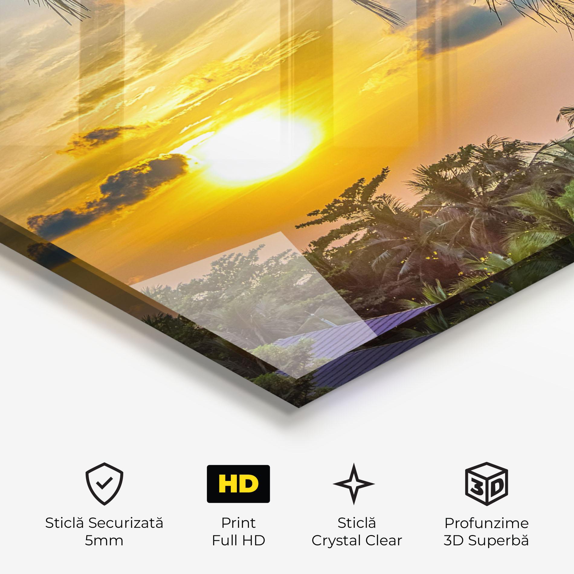 Tablou Sticla Summer View mockup 3