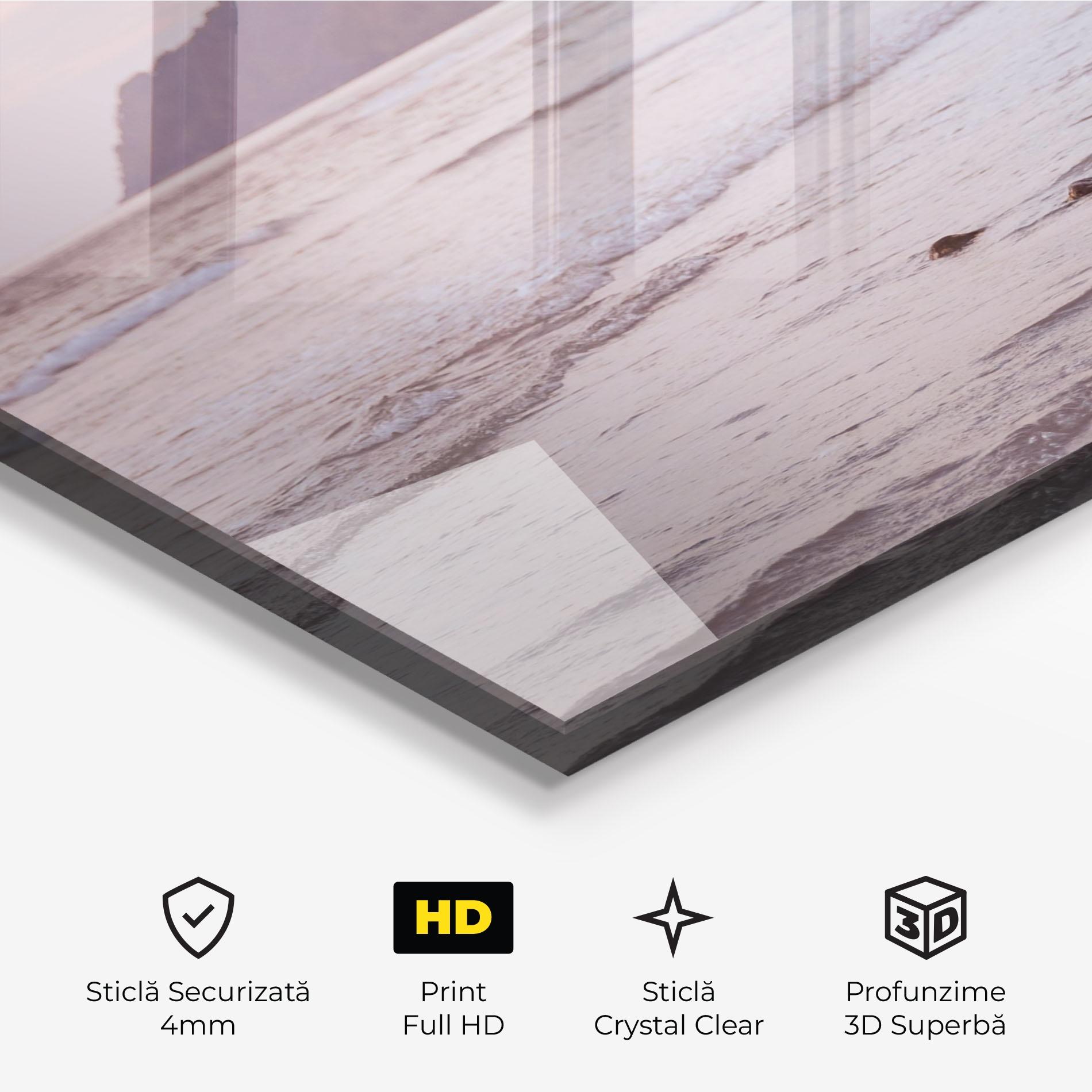 Tablou Sticla Beach Traveler mockup 3