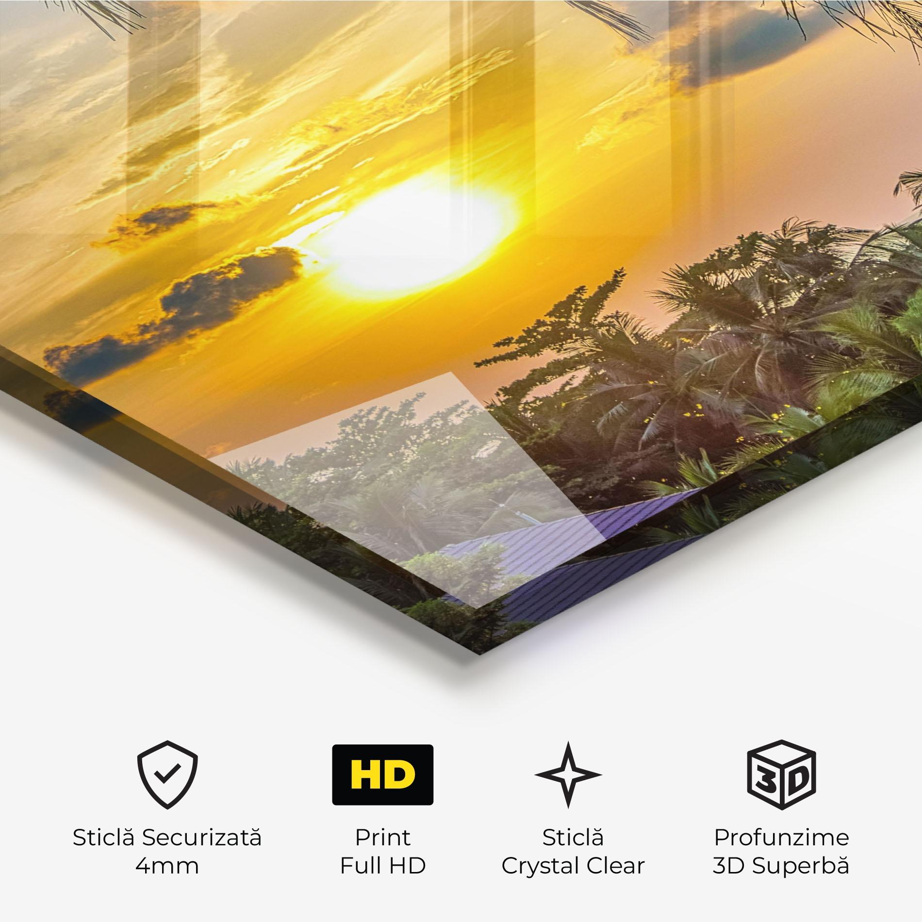 Tablou Sticla Summer View mockup 3