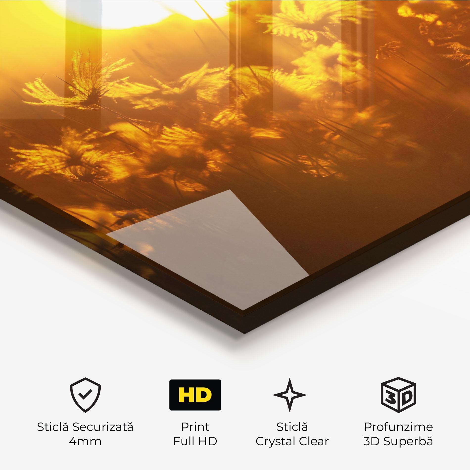 Tablou Sticla Wildflowers mockup 3