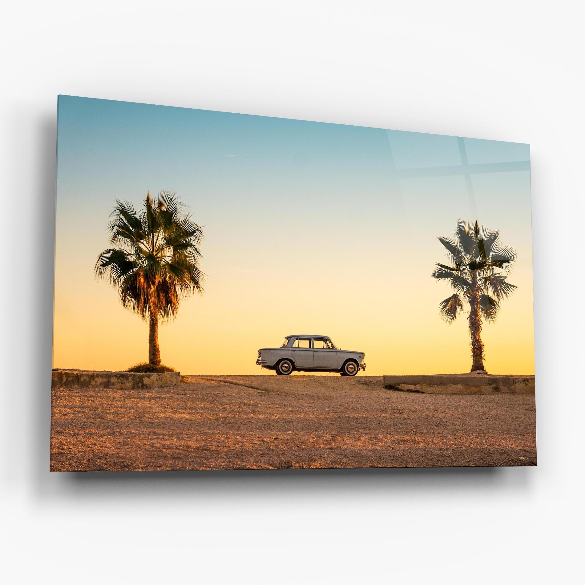 Tablou Sticla Summer Car mockup 6