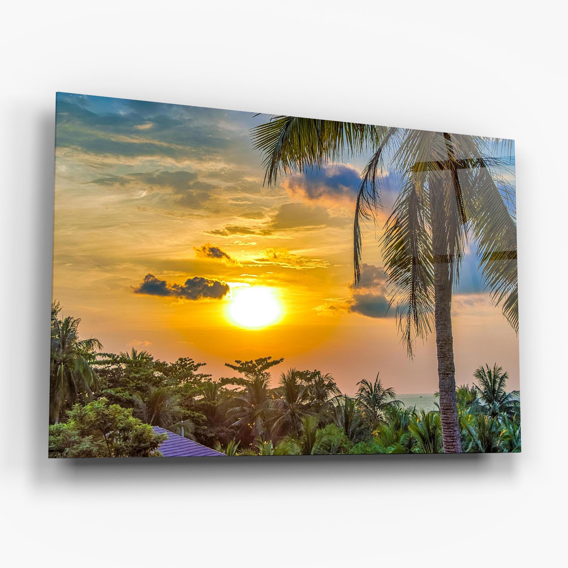 Tablou Sticla Summer View mockup 6