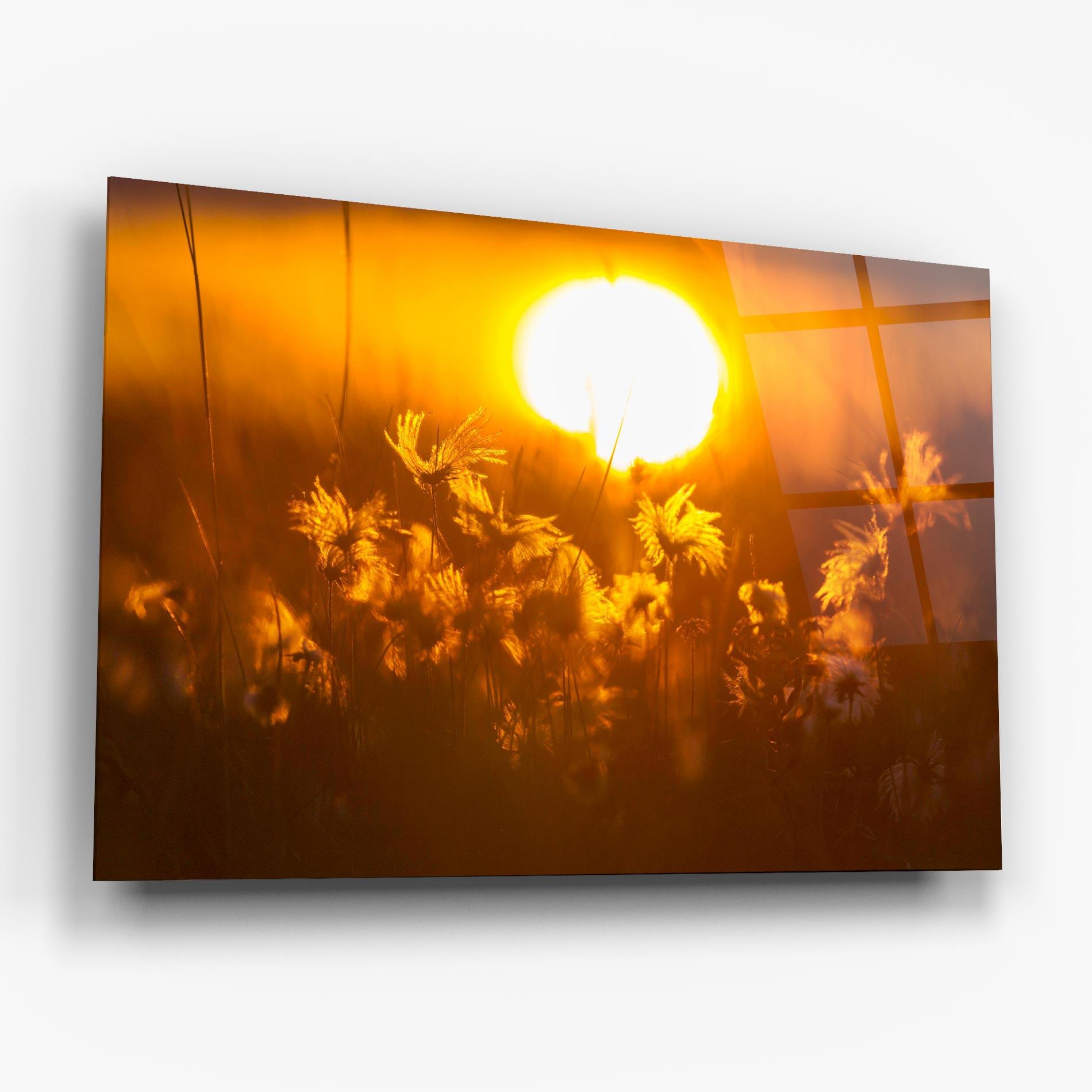 Tablou Sticla Wildflowers mockup 6