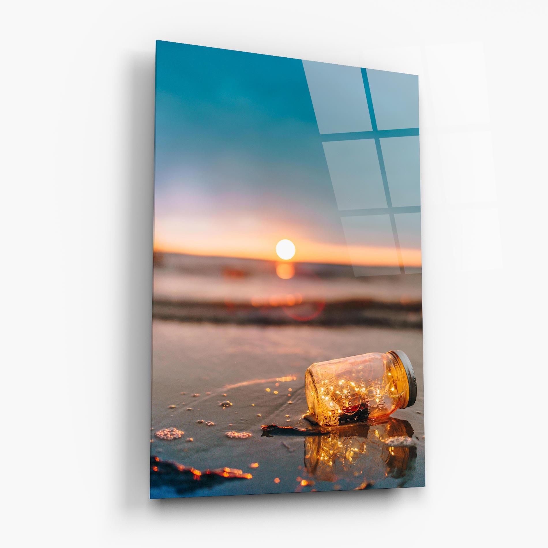 Tablou Sticla Jar With Lights mockup 6