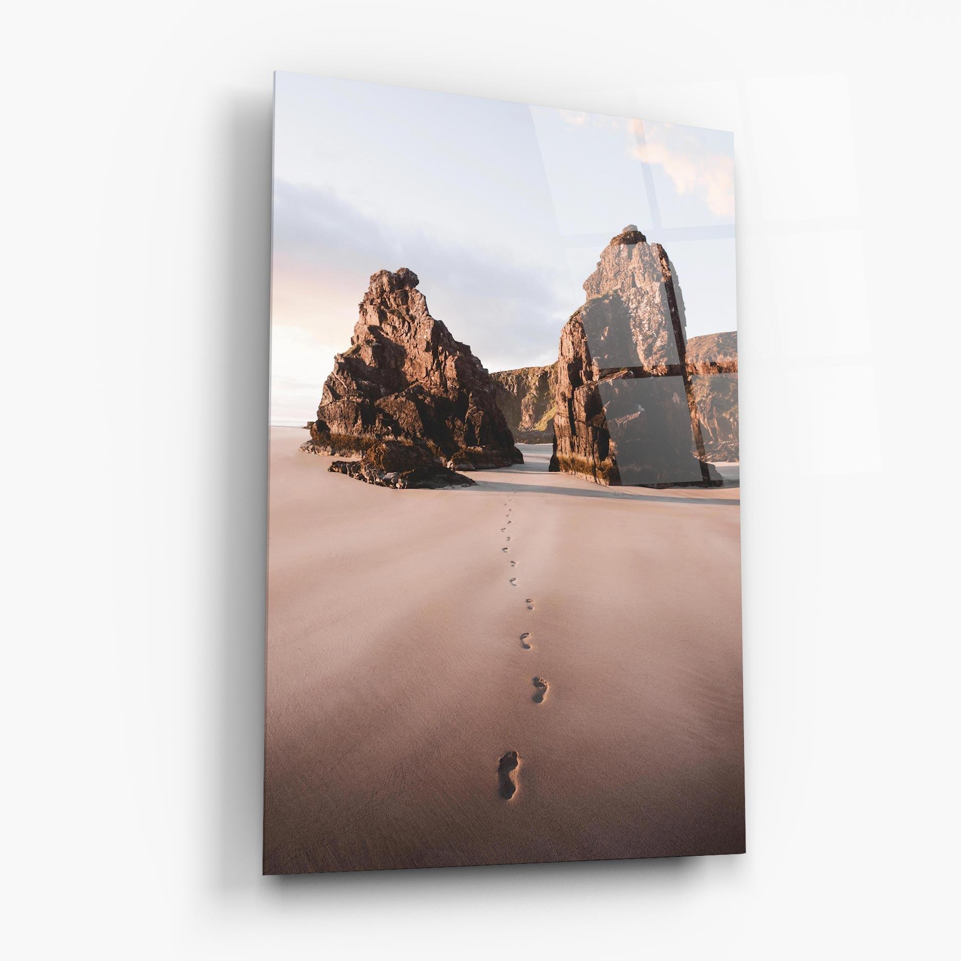 Tablou Sticla Sand Mark mockup 6