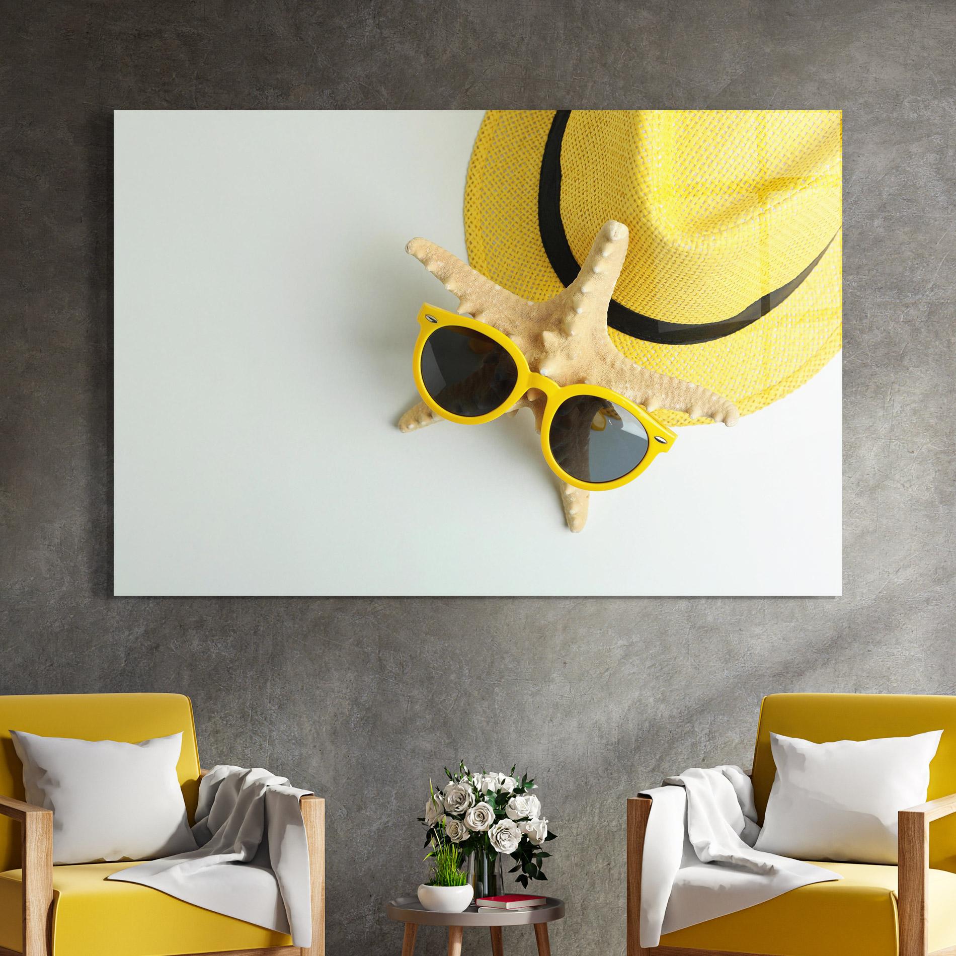 Tablou Sticla Seastar Sunglasses mockup 4