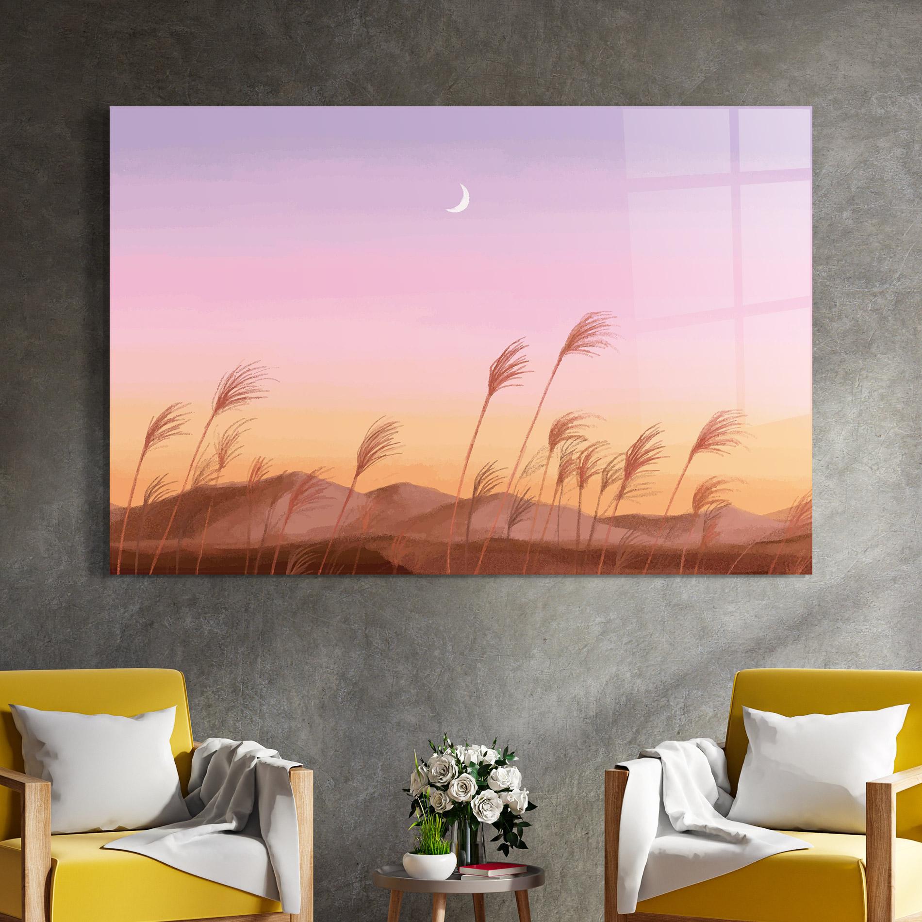 Tablou Sticla Small Moon mockup 4