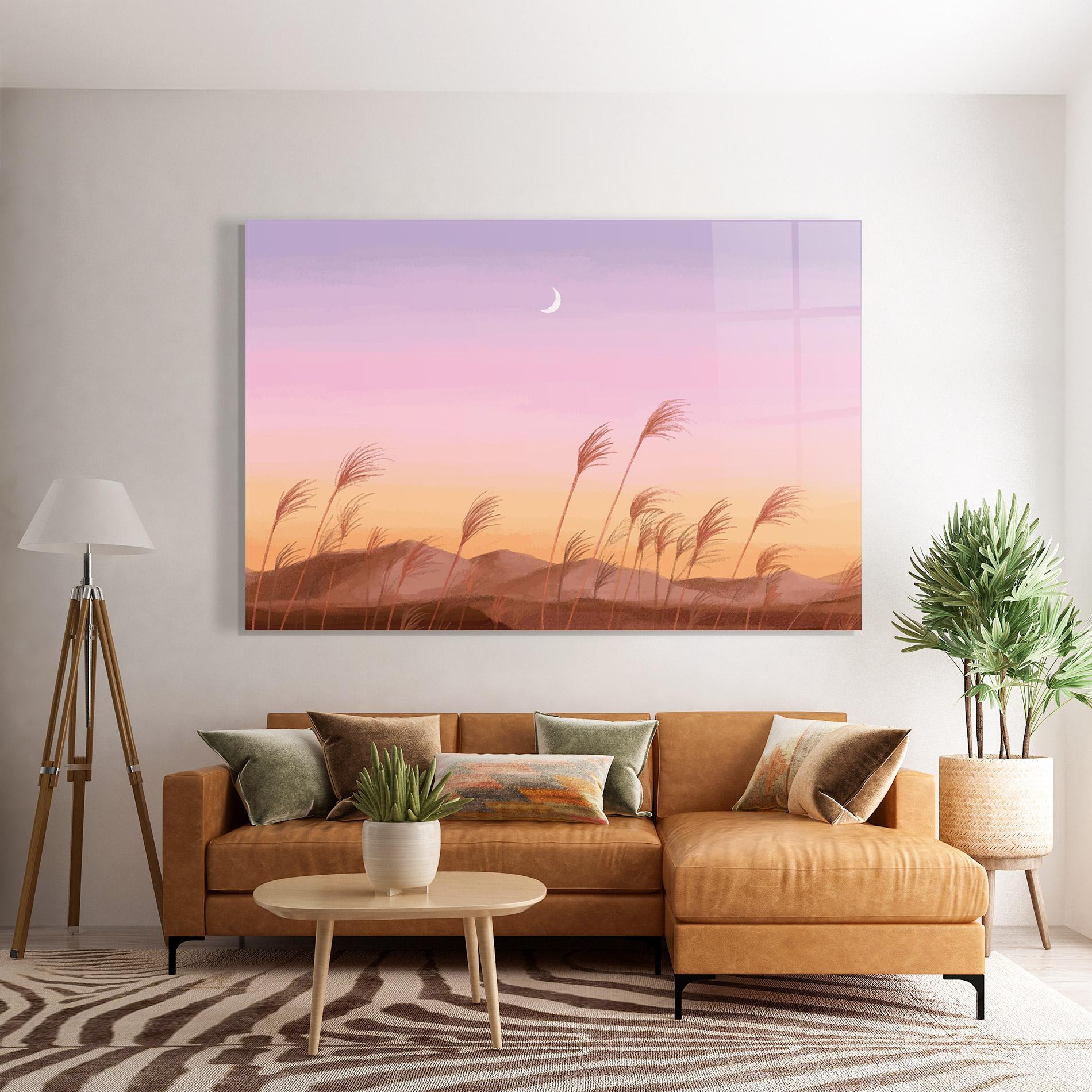 Tablou Sticla Small Moon mockup 7